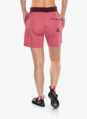 La Sportiva Roots Shorts Női rövid mászónadrágok - rosebay/redwood