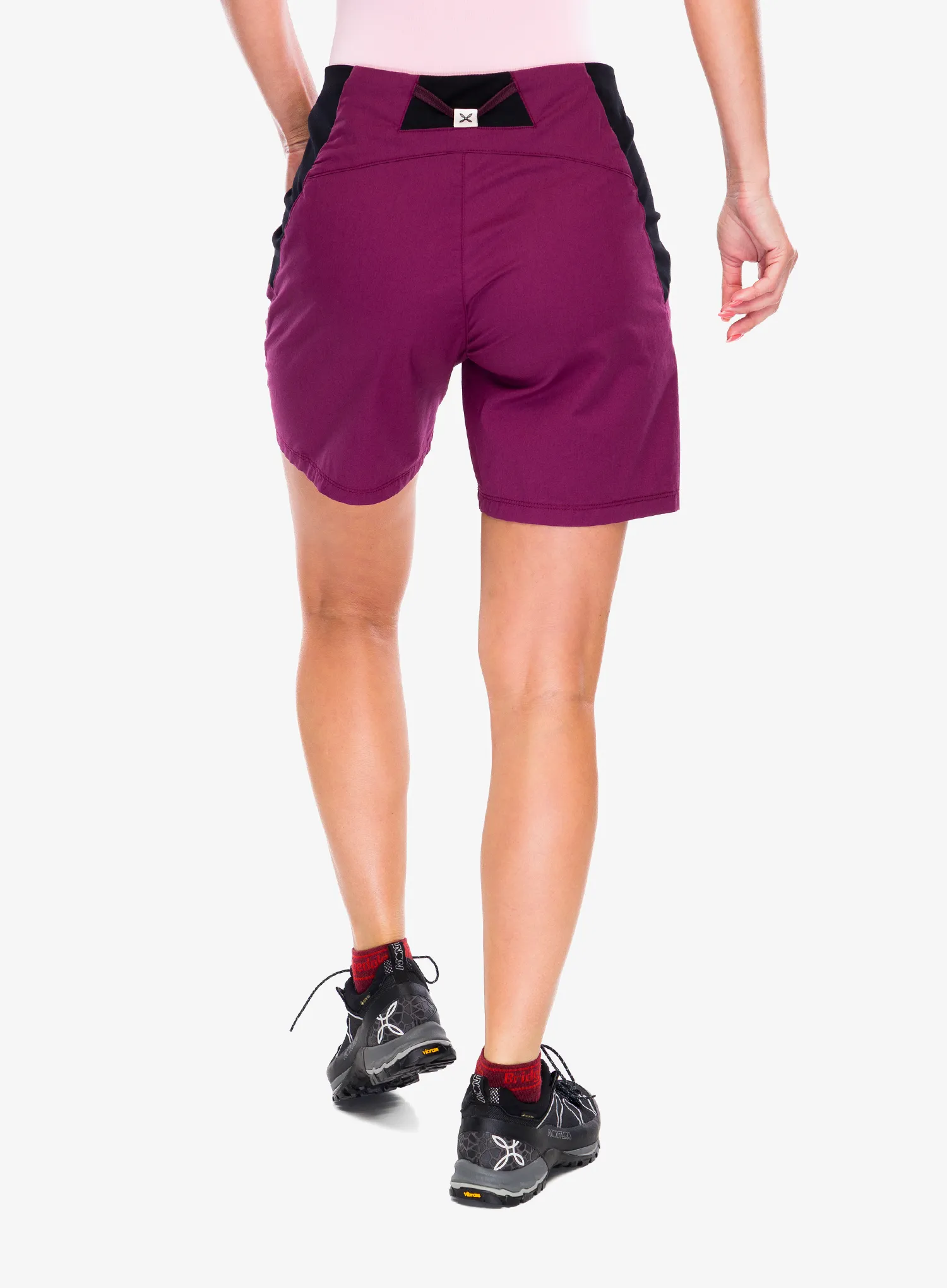 Montura Guna Shorts Női rövid mászónadrágok - faded wine red 