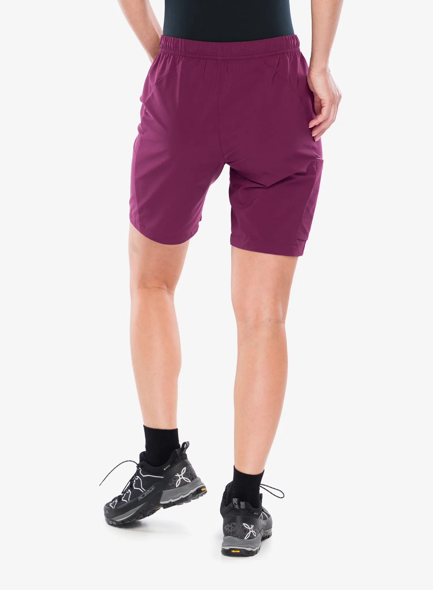 Montura Spitze Licht Bermuda Női rövid mászónadrágok - wine red/light rose