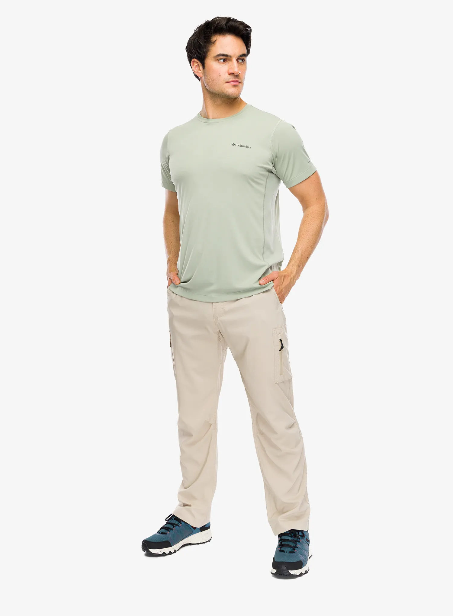 Columbia Silver Ridge Utility Pant Short Nadrág - ancient fossil