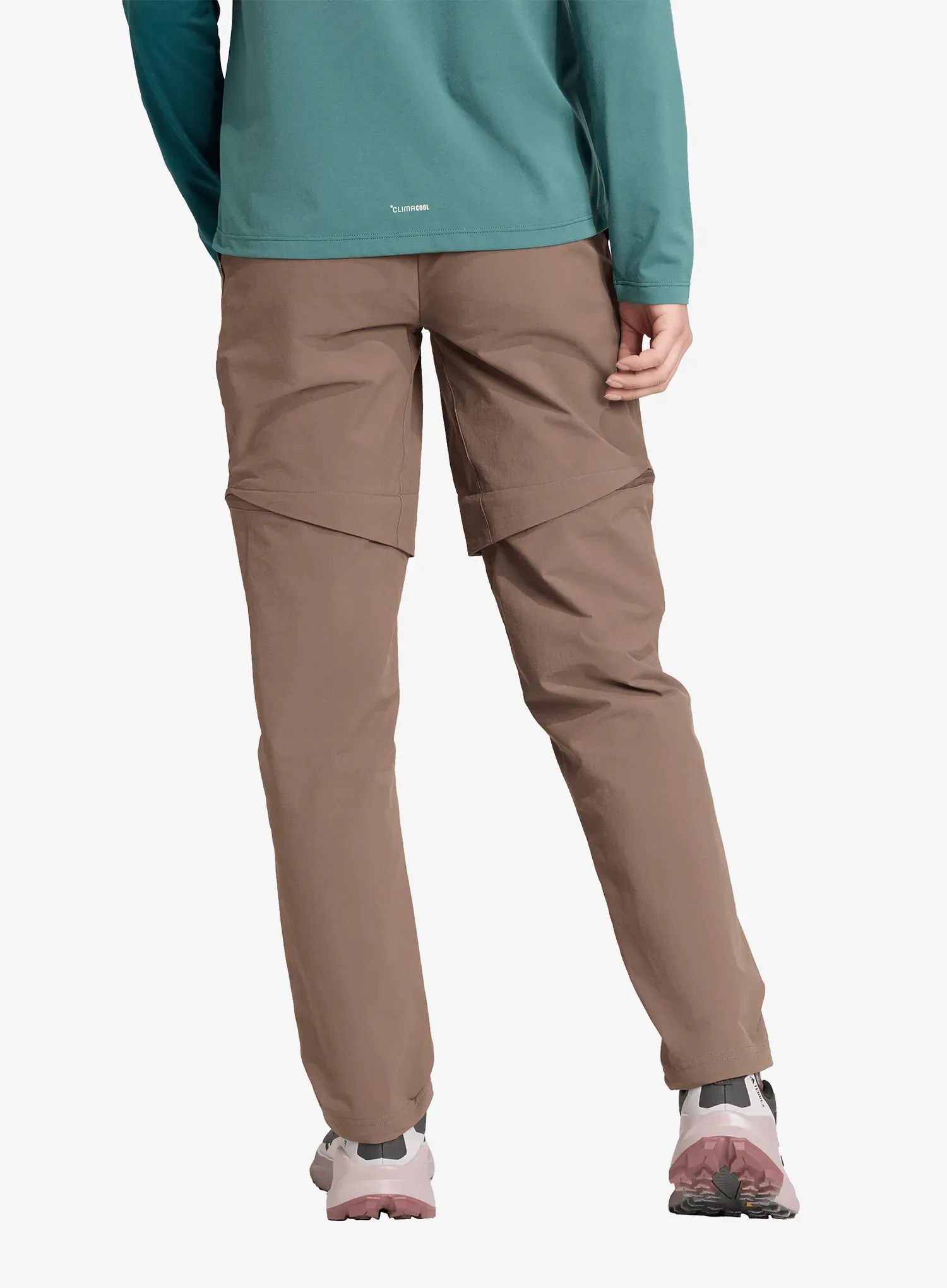 adidas TERREX Multi Zip-Off Joggers Női nadrág - earth strata