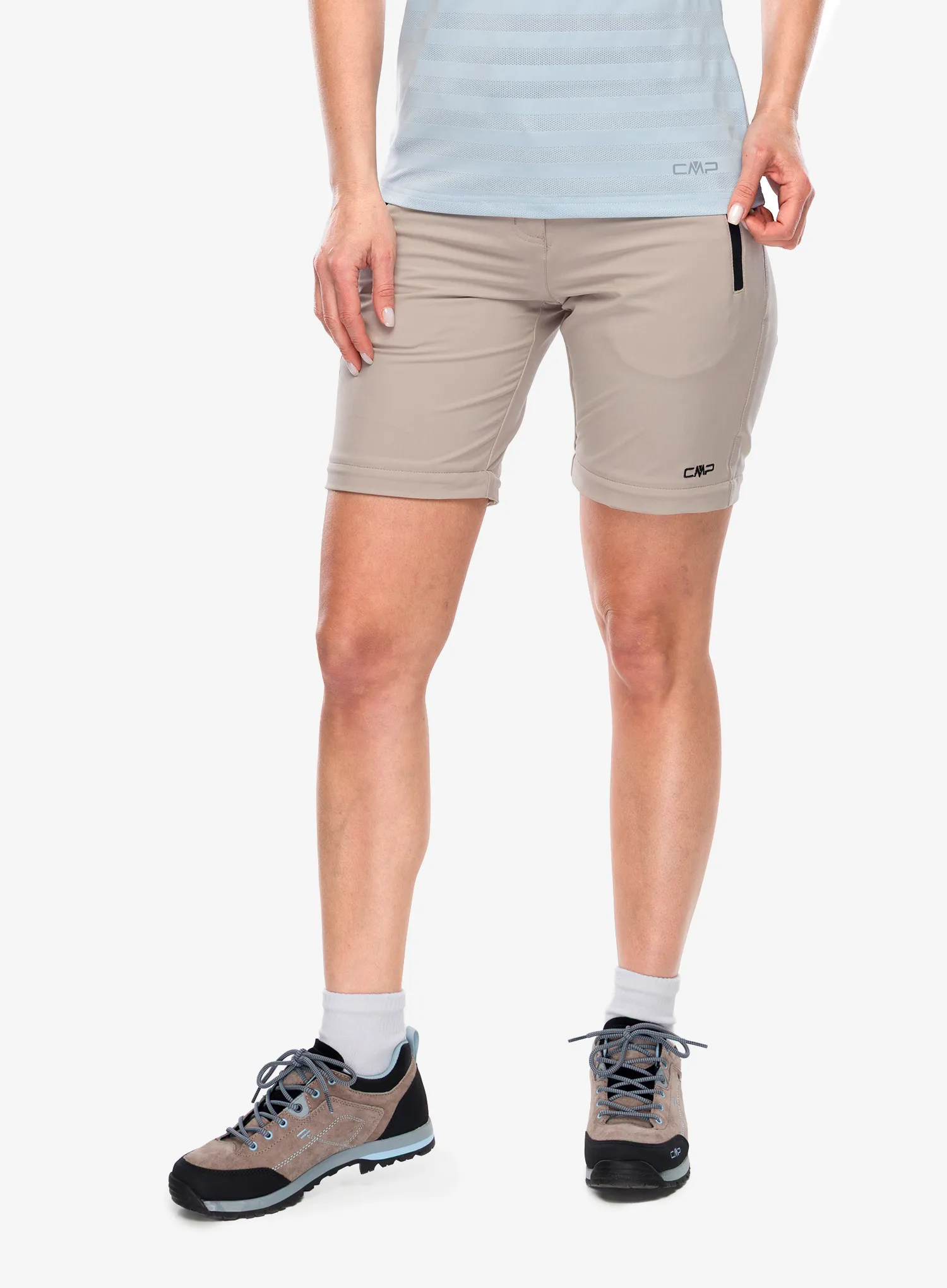 CMP Evelynn Zip Off Pant Női nadrág - sabbia/antracite