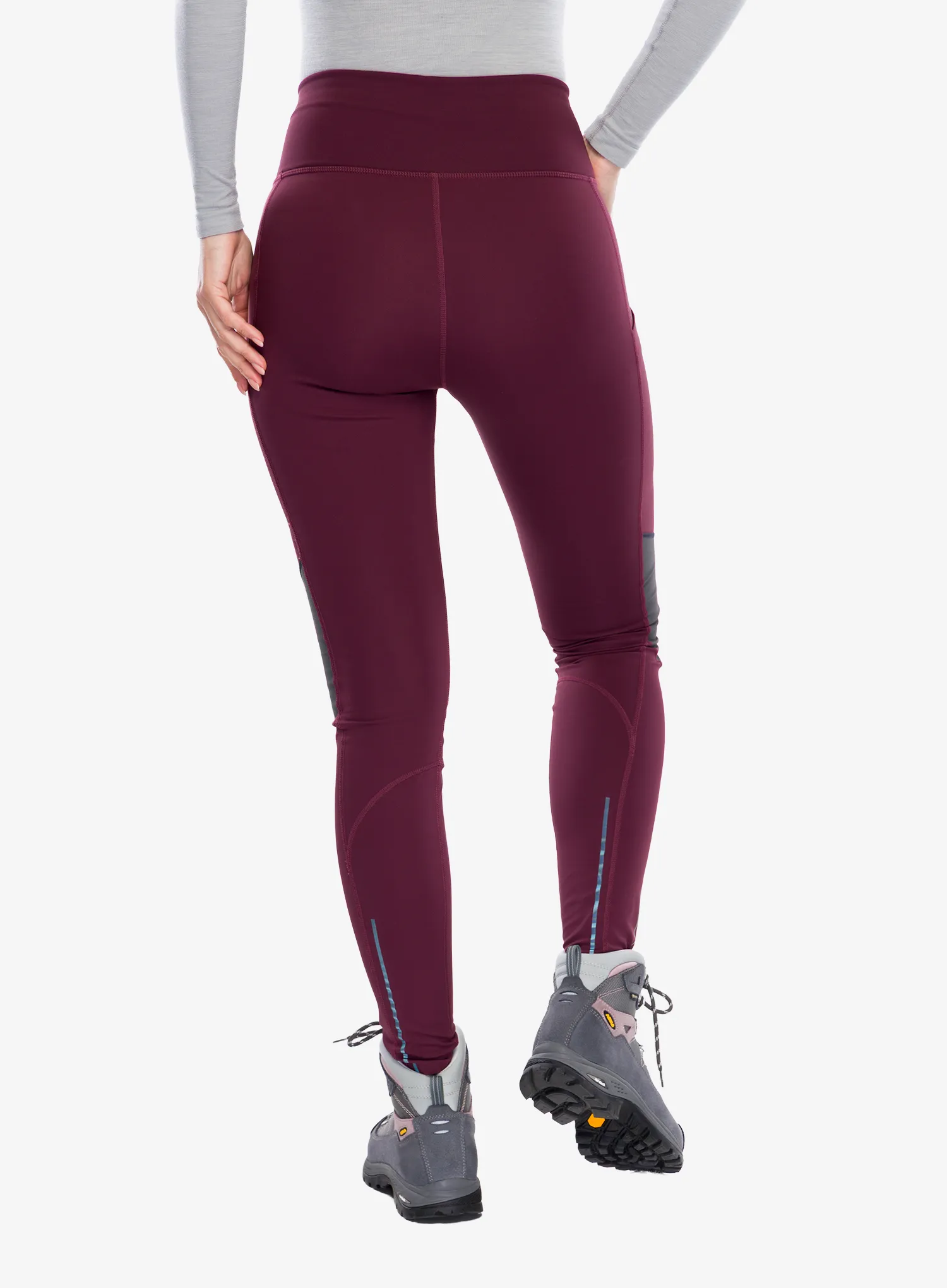 Fjallraven Abisko Värm Trekking Tights Női Nadrág - port-iron grey