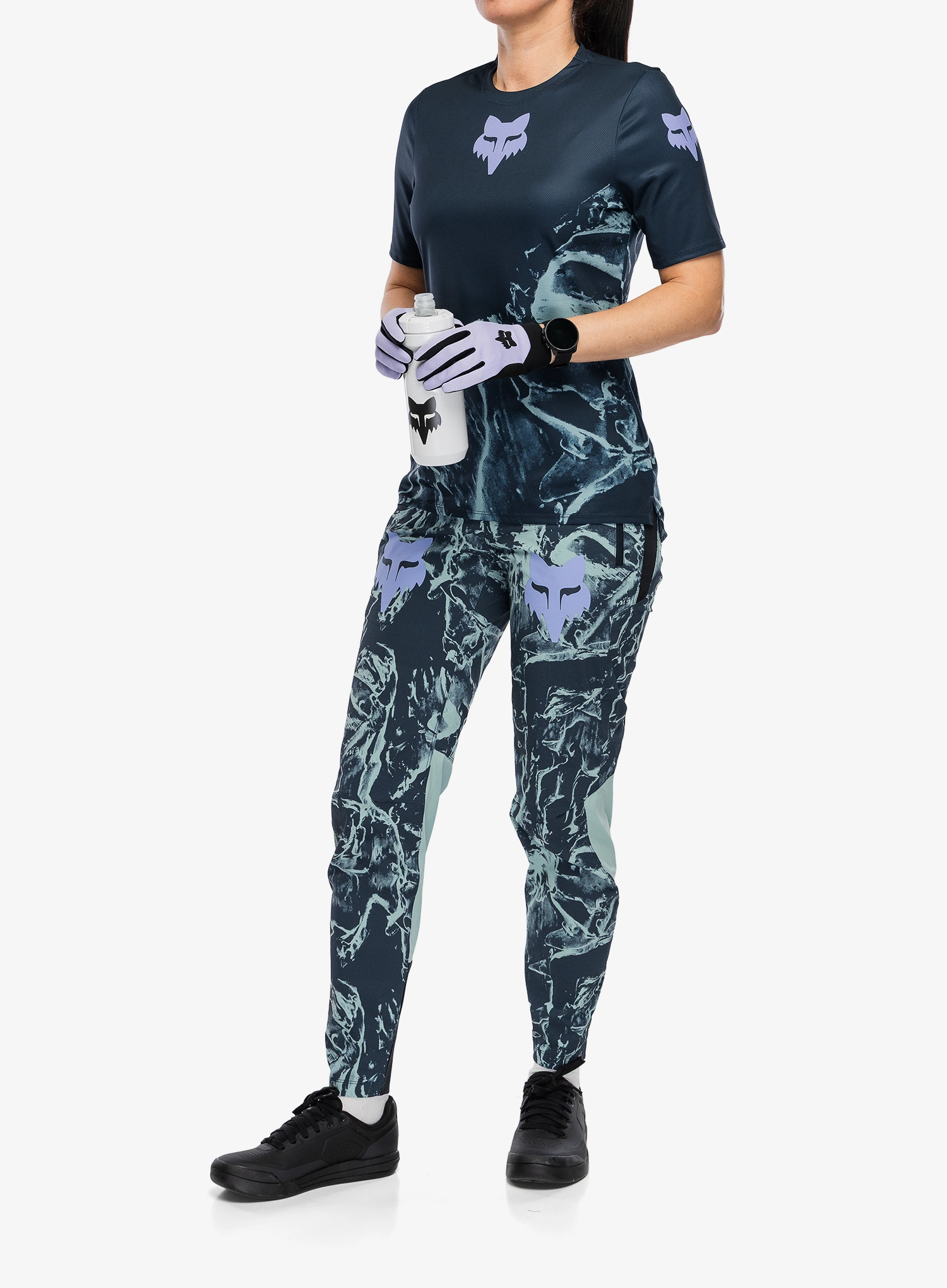 Fox Ranger Pant Image Print Női nadrág - arctic blue