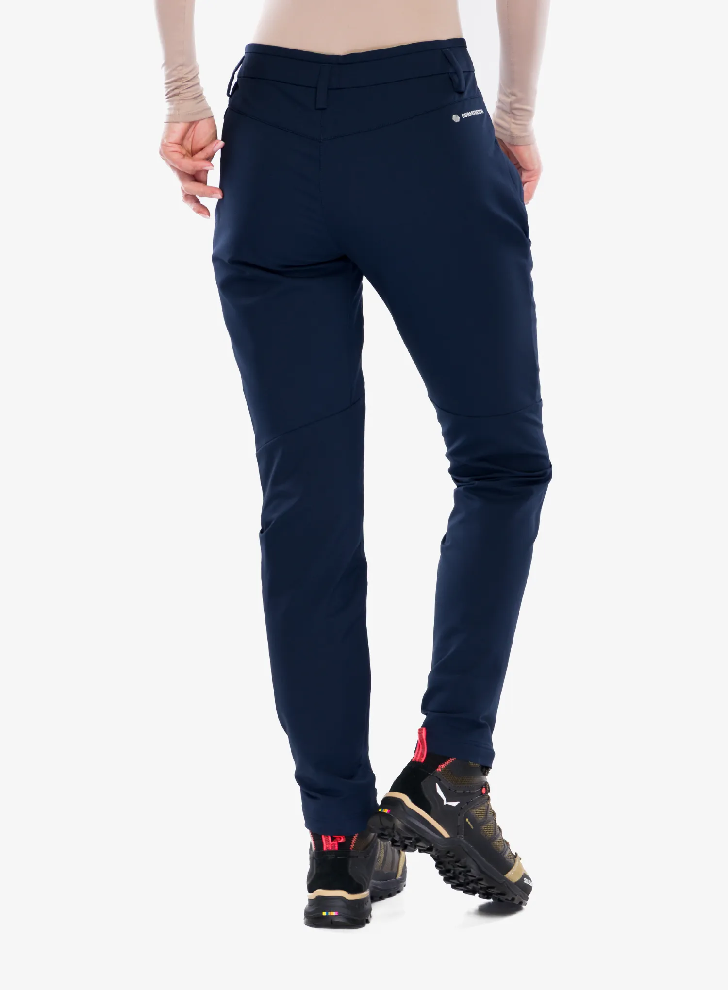 Salewa Puez Dolomitic 2 DST Regular Pants Női Nadrág - navy blazer/fluo coral