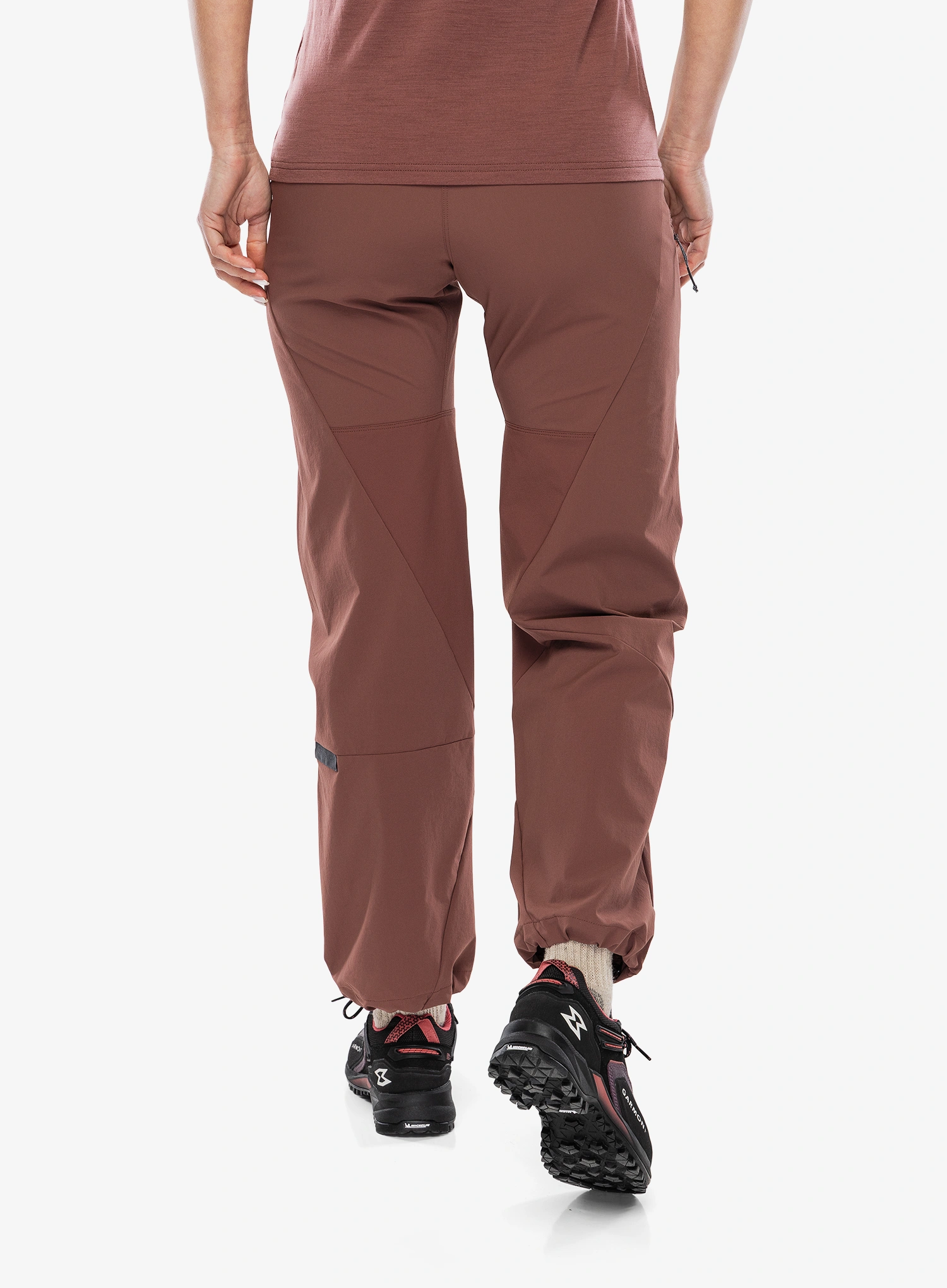 Ortovox Trad Light Pants Női nadrág sziklamászáshoz - chestnut
