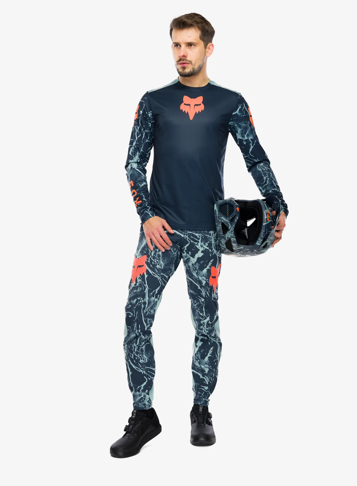 Fox Ranger Pant Image Print Biciklis nadrág - arctic blue