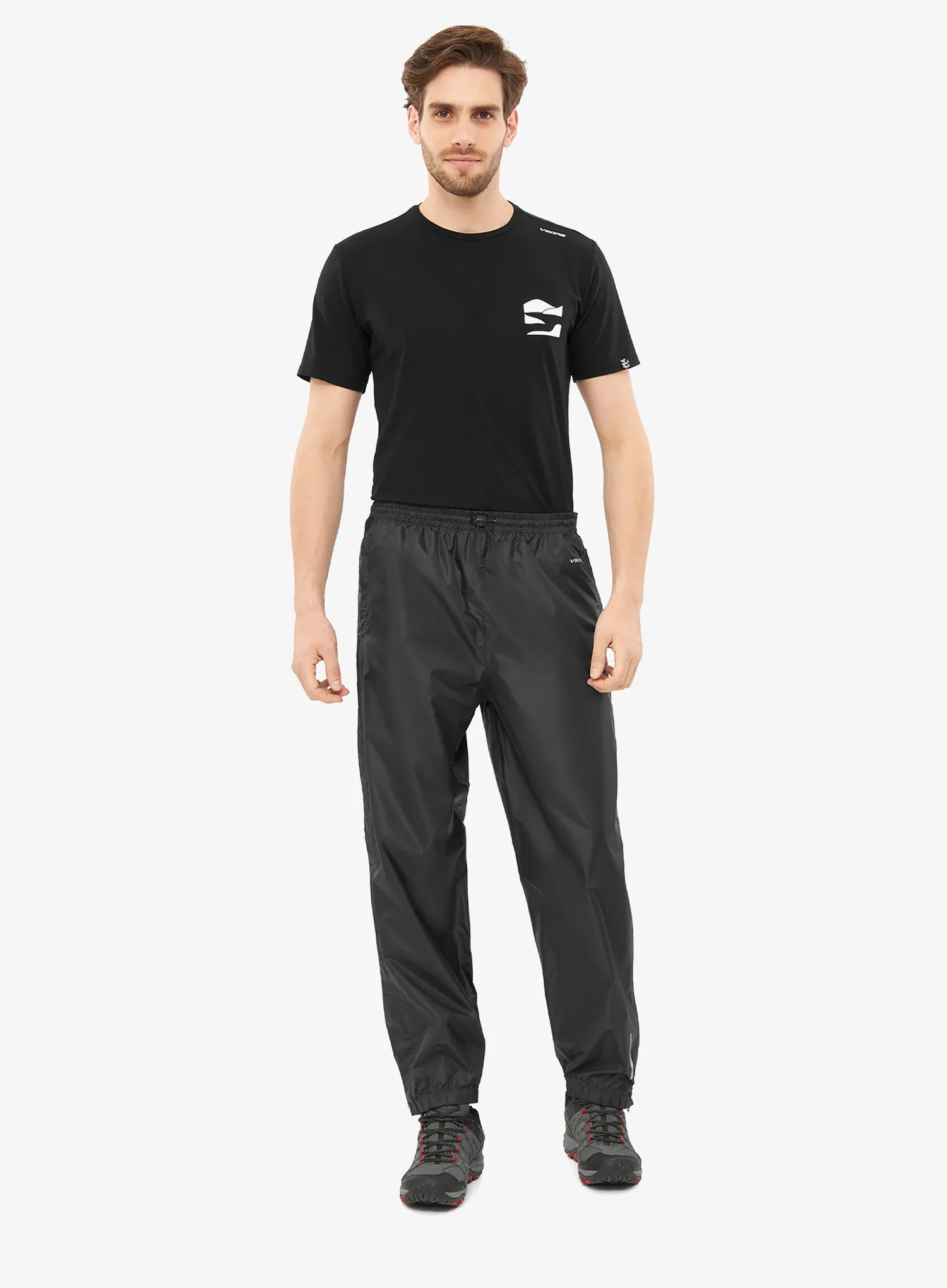 Viking Rainier Full Zip Esőnadrág - black