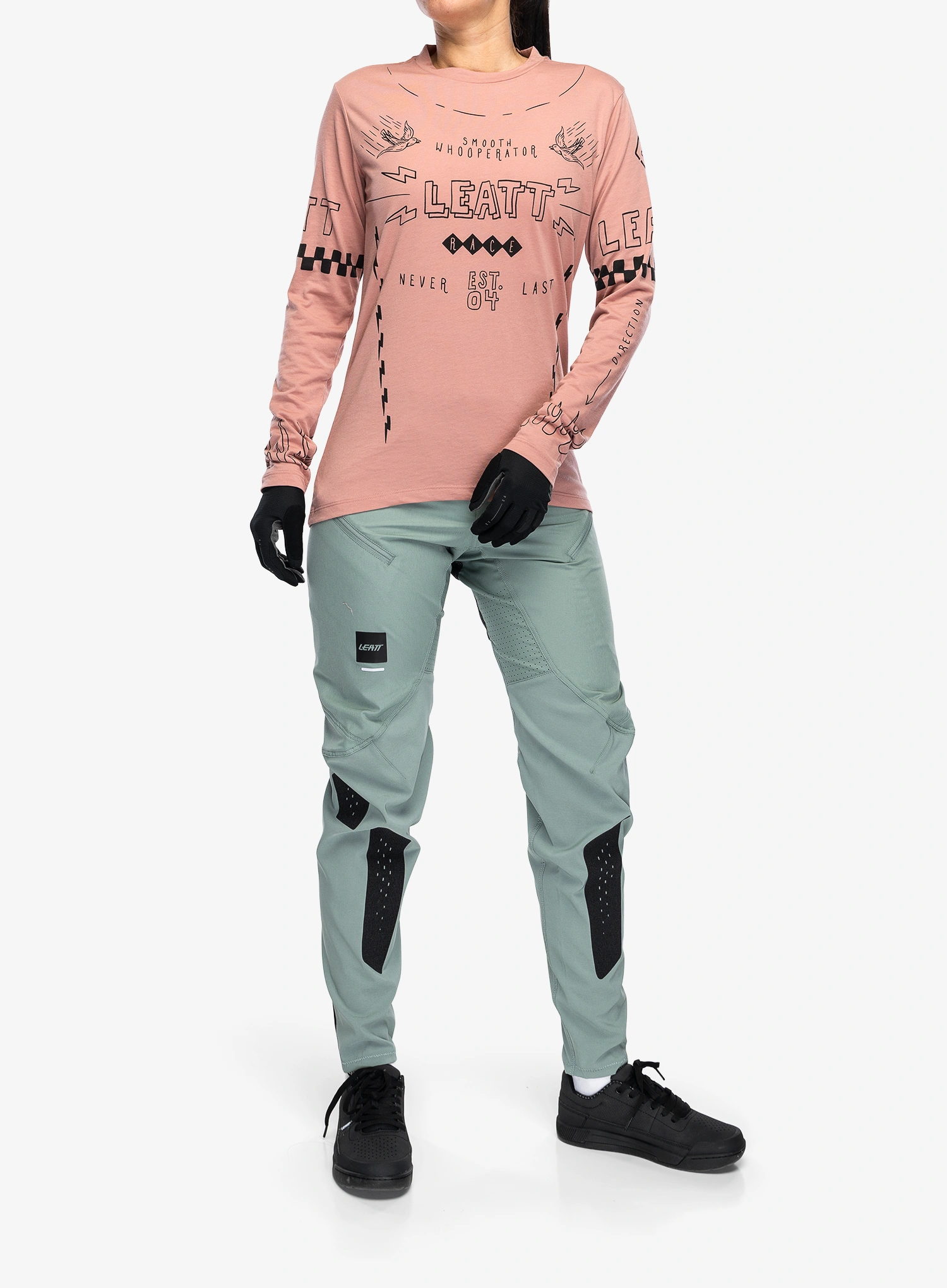 Leatt MTB Gravity 3.0 Női kerékpáros nadrág - mist green