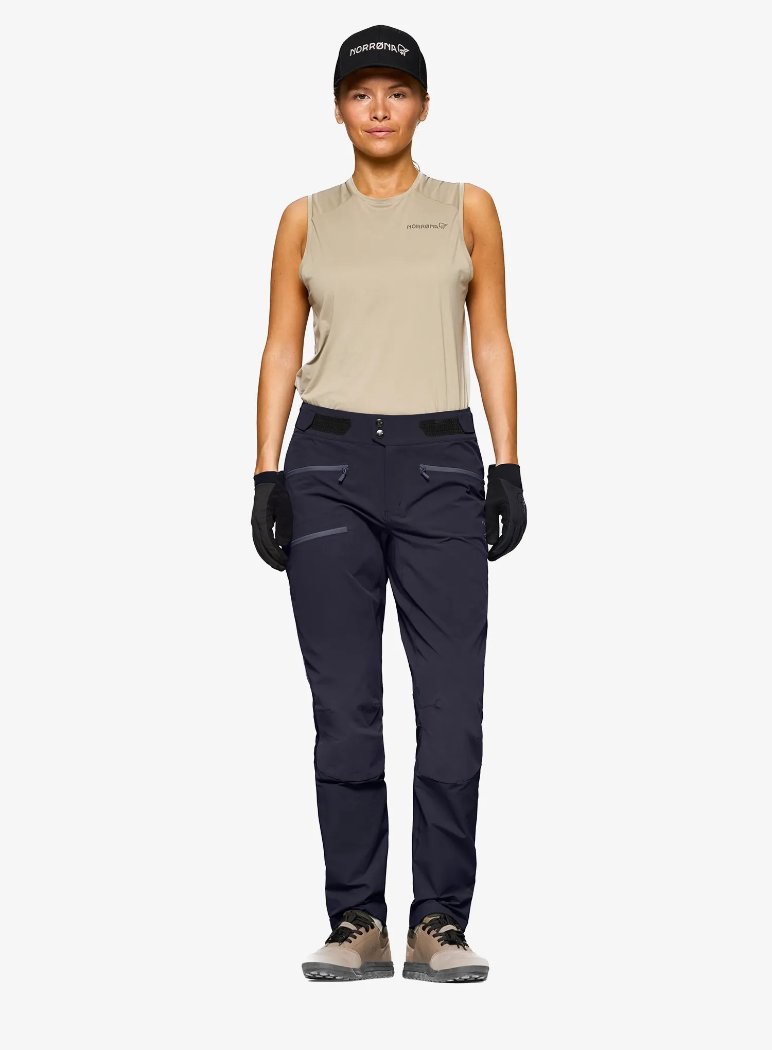 Norrona Fjora Flex1 Pants Női kerékpáros nadrág - caviar black