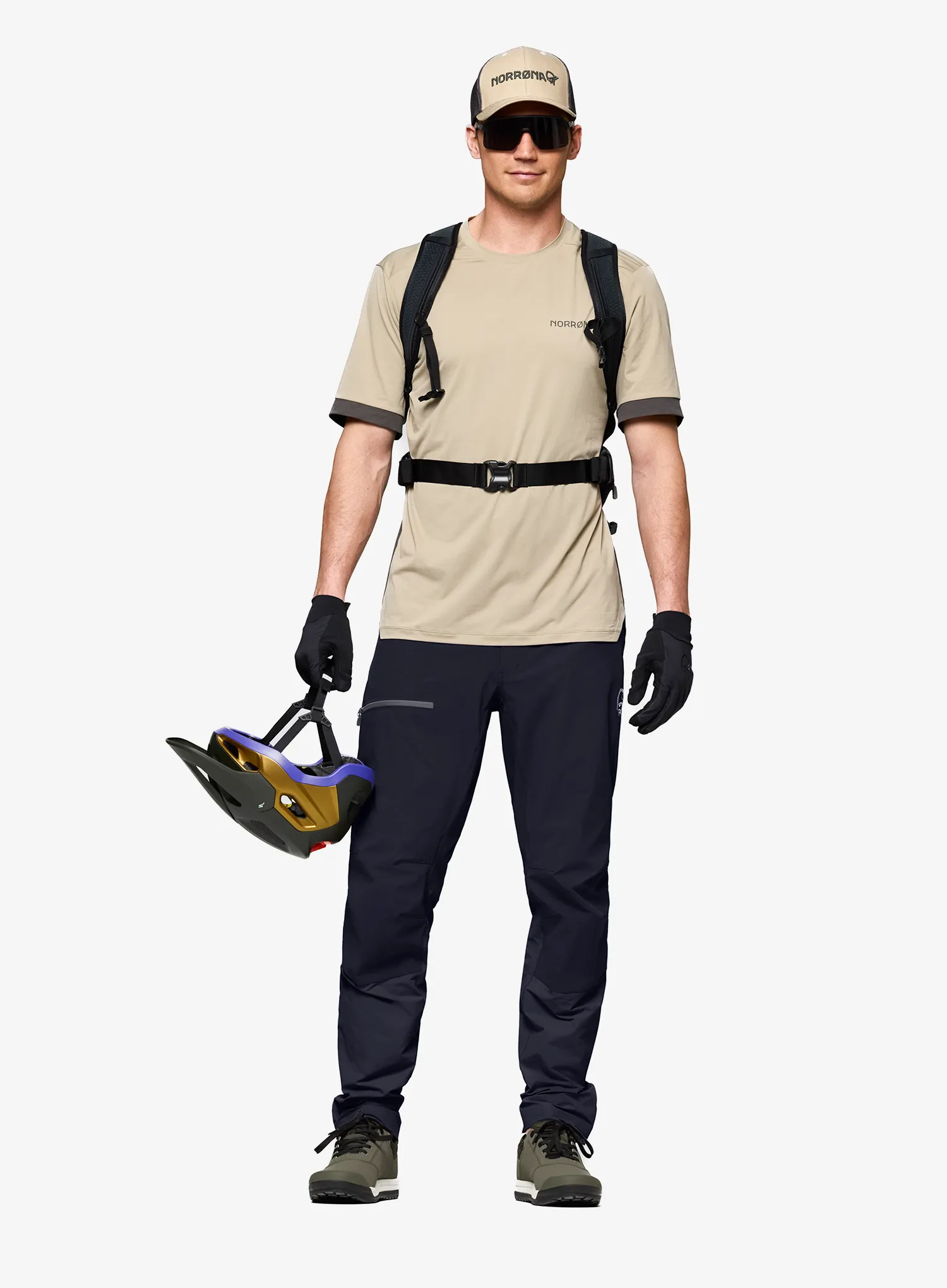 Norrona Fjora Flex1 Pants Kerékpáros nadrág - caviar black