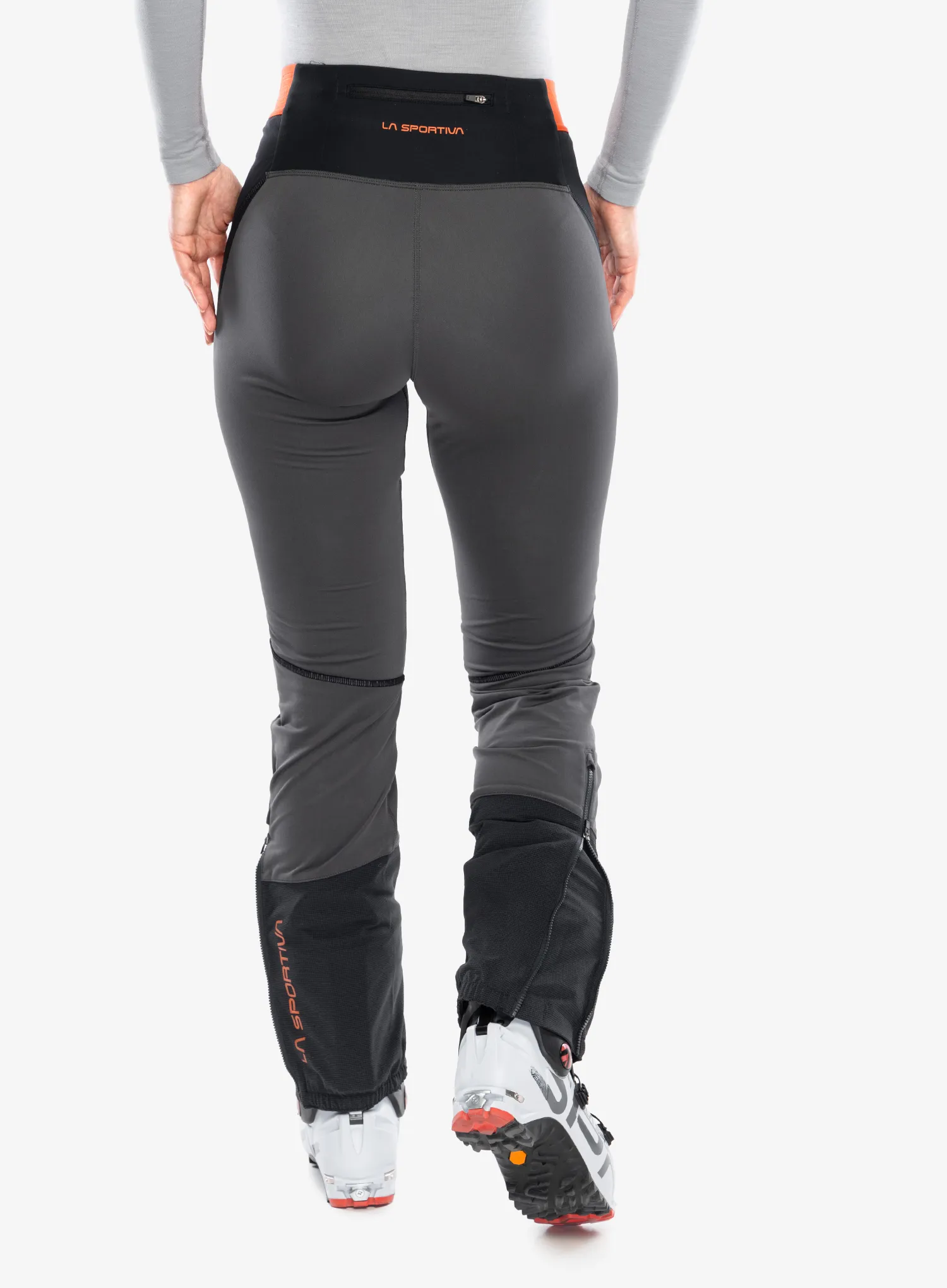 La Sportiva Kyril Pant Női esőnadrág - black/cherry tomato