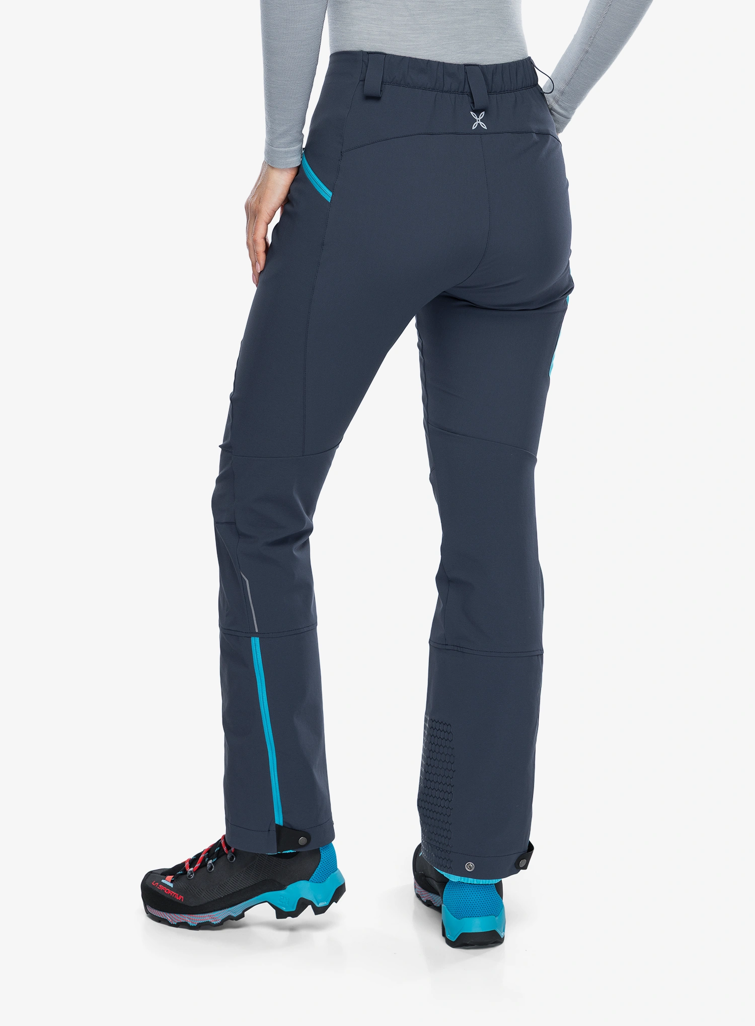 Montura Trace Light Pants Női softshell nadrág - graphite blue/turquoise