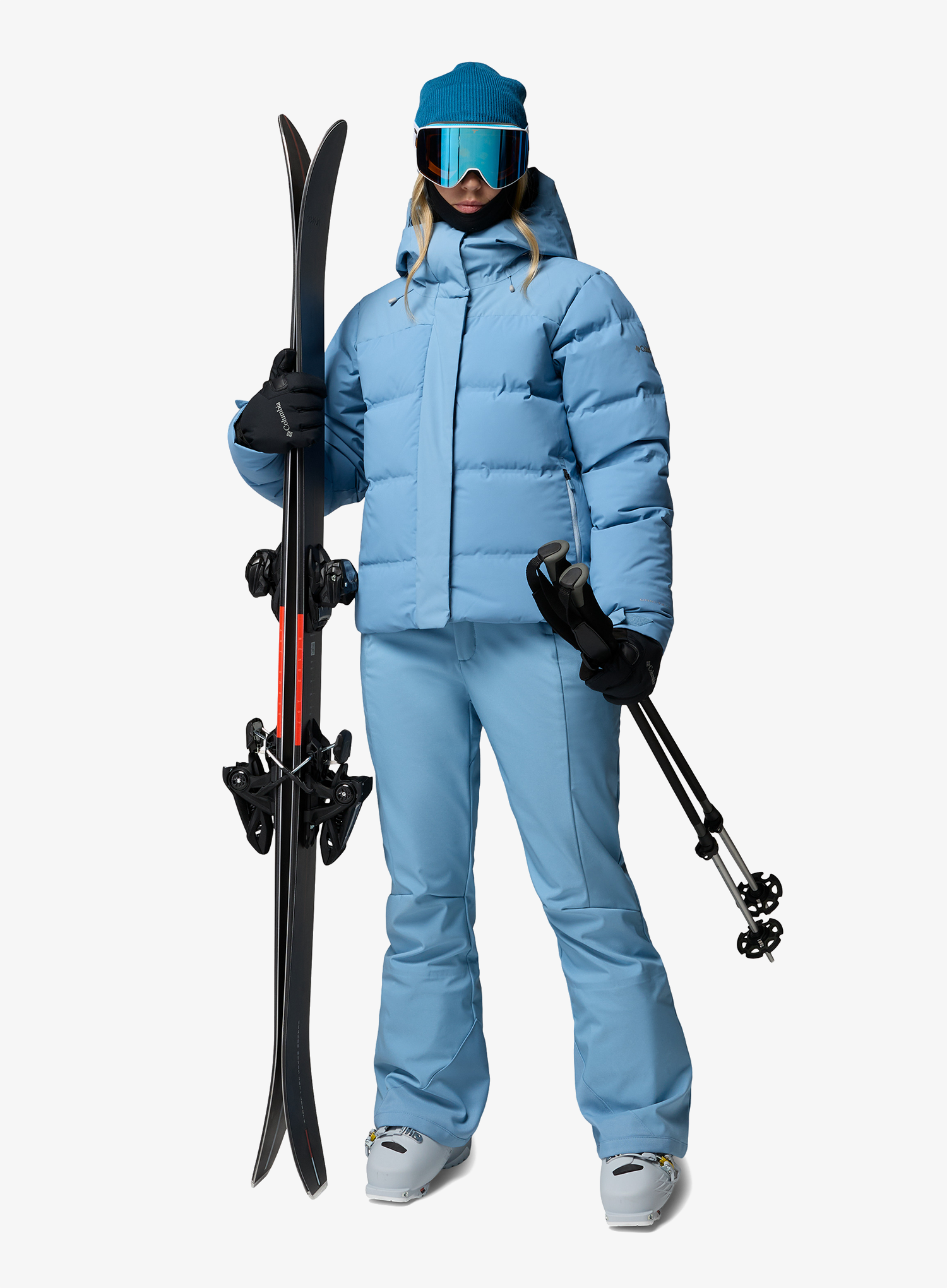 Columbia Roffe Ridge Ski Softshell Pant Női softshell nadrág - rainy day