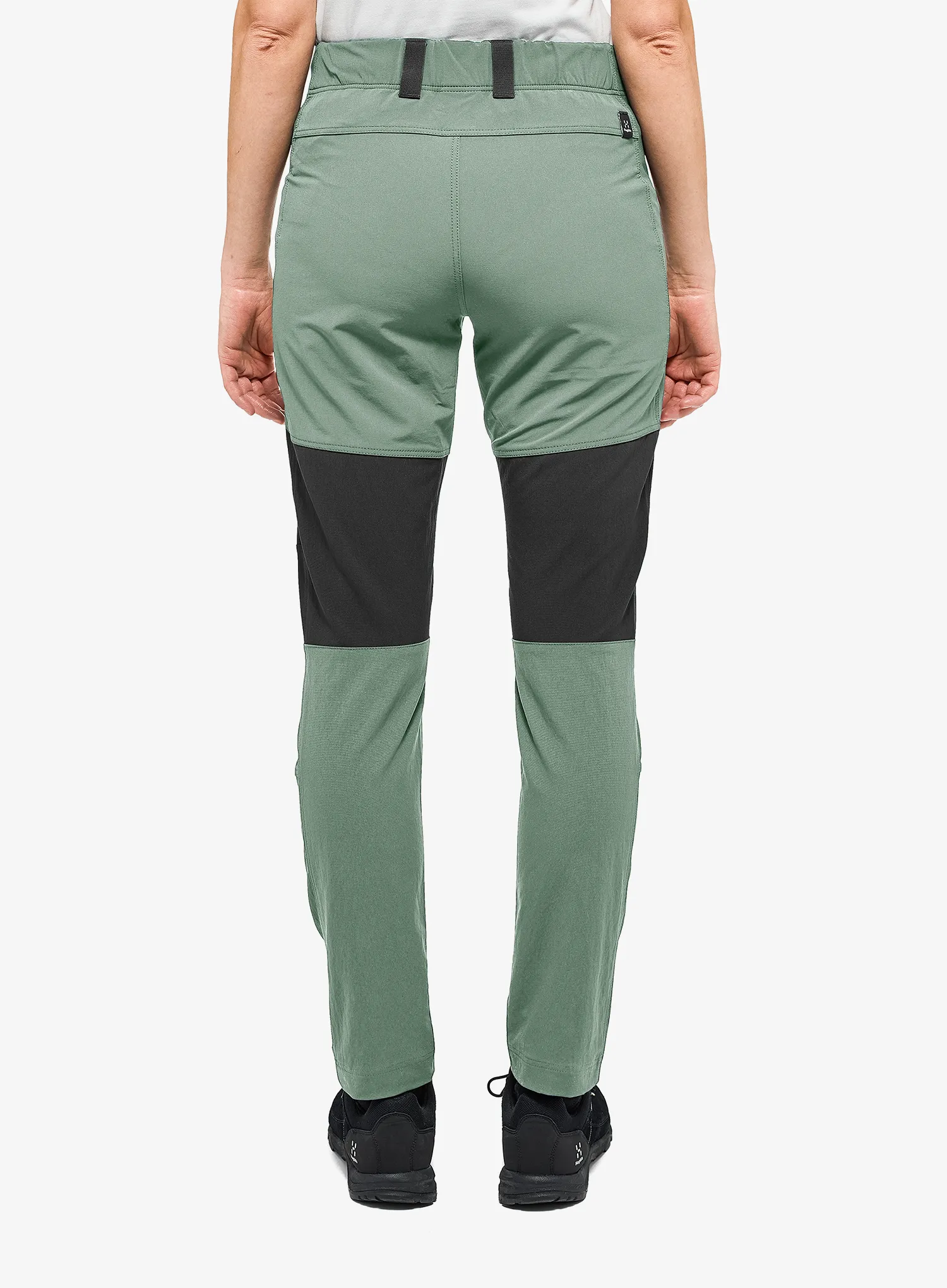 Haglofs Mid Slim Pant Női softshell nadrág - fjell green/true black