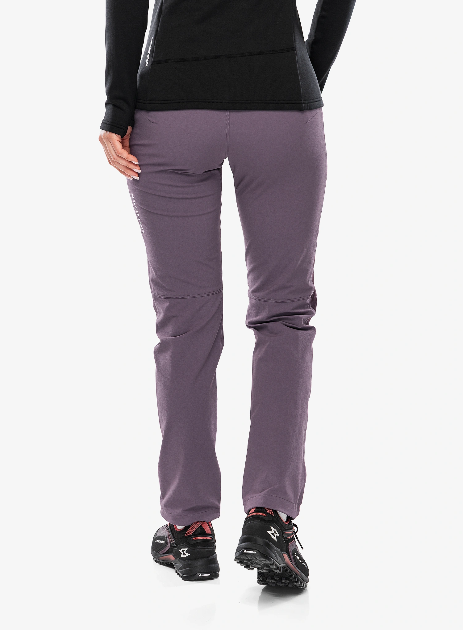 Ortovox Brenta Pants Női softshell nadrág - wild berry