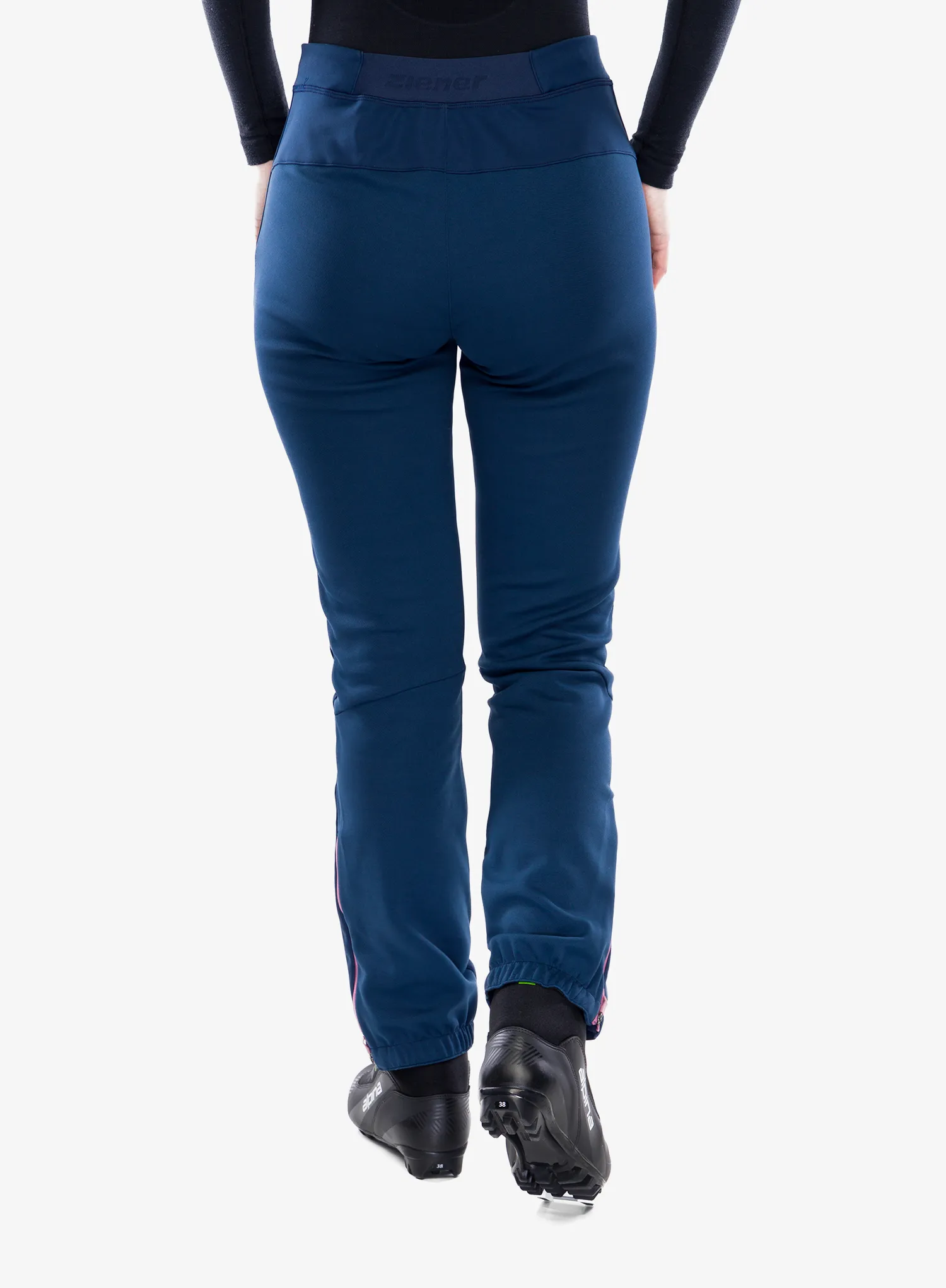 Ziener Nabelle Női softshell nadrág - dark navy/rose blossom
