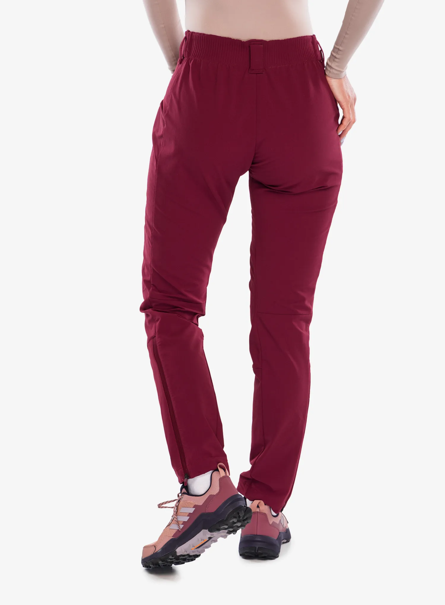 adidas TERREX Techrock Mountaineering Softshell Pants Női túranadrág - shadow red
