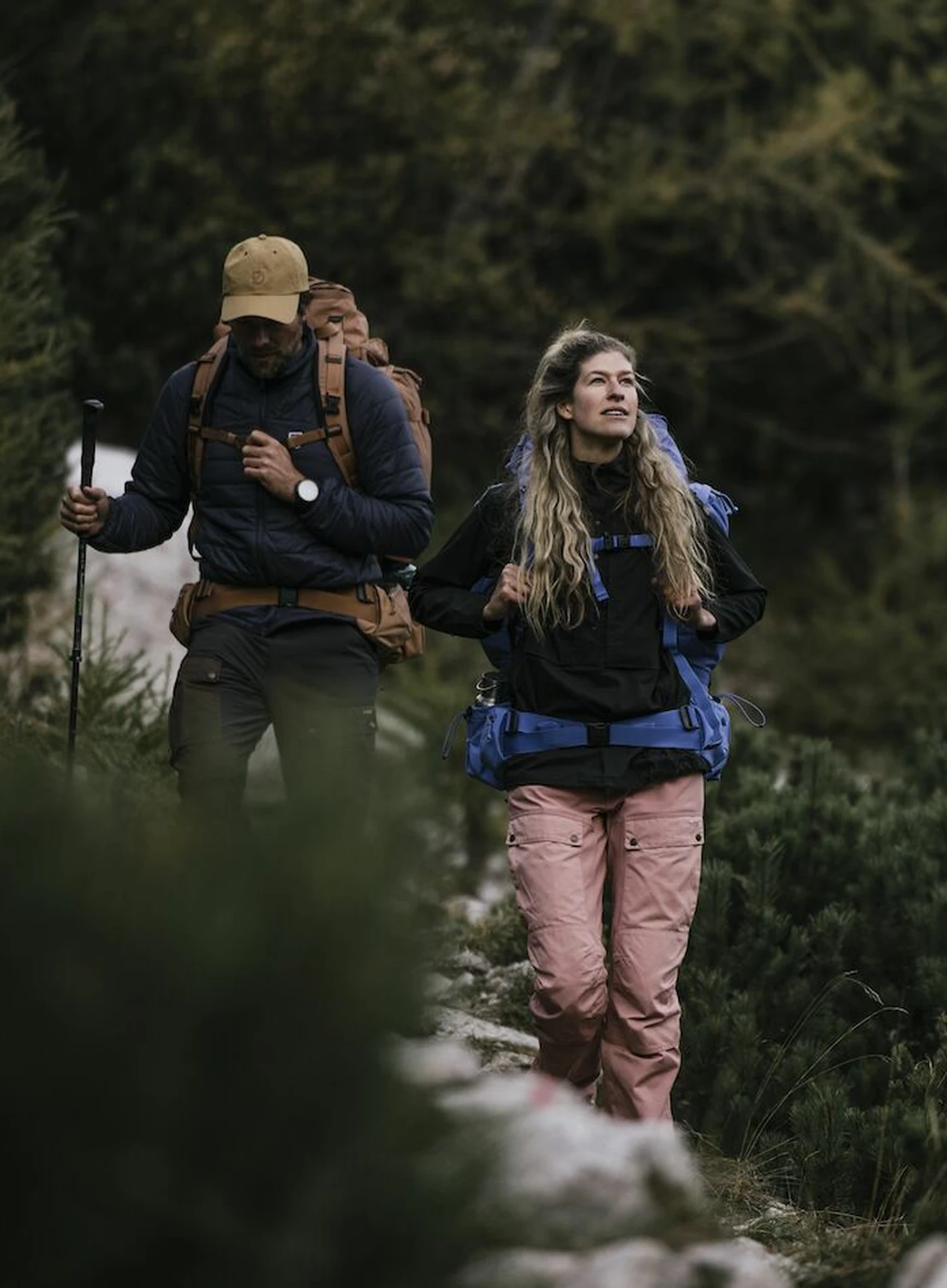 Fjallraven Keb Trousers Női túranadrág - port/mesa purple