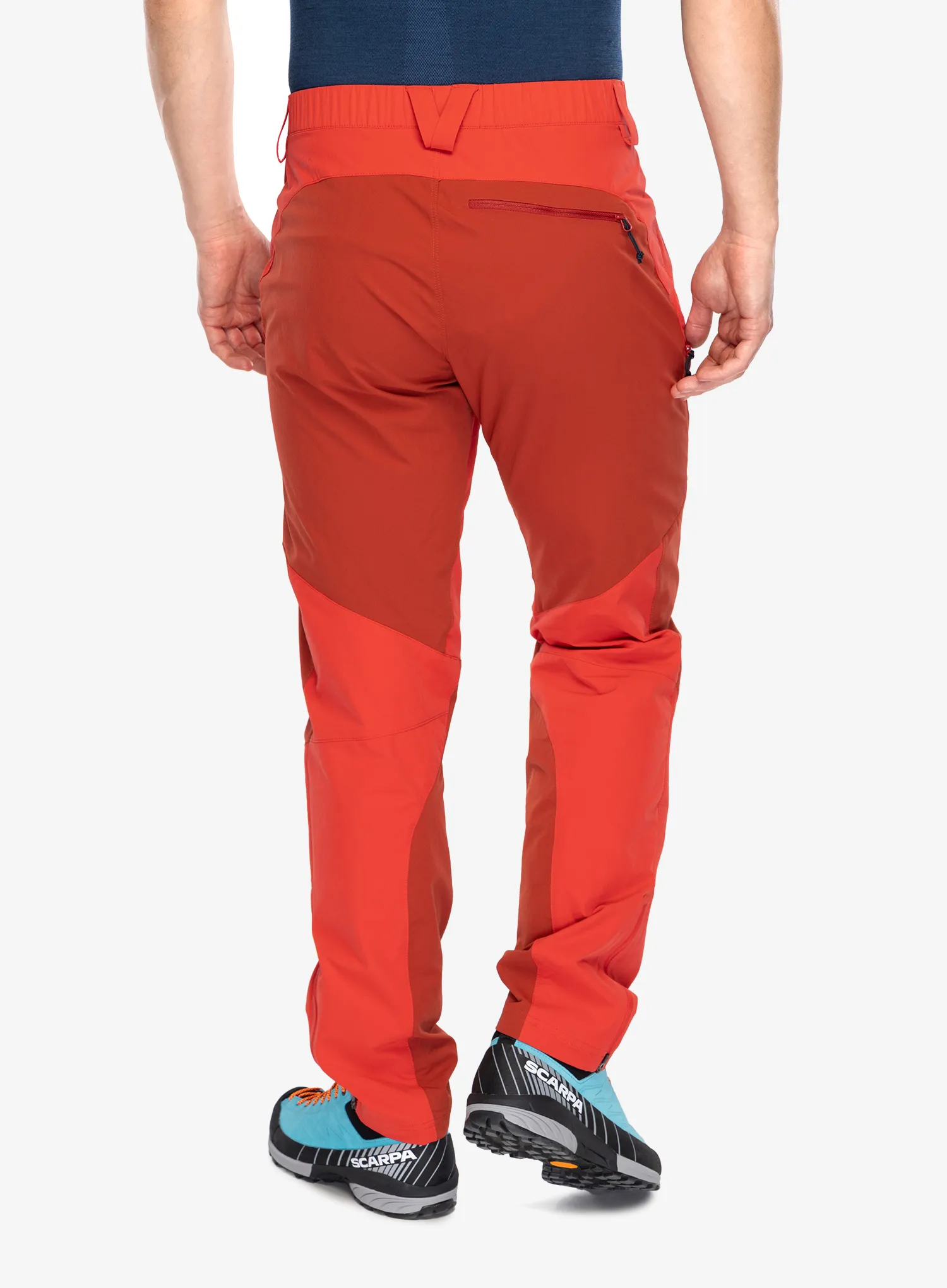 Rab Torque Mountain Pants Túranadrág - dark horizon/tuscan red
