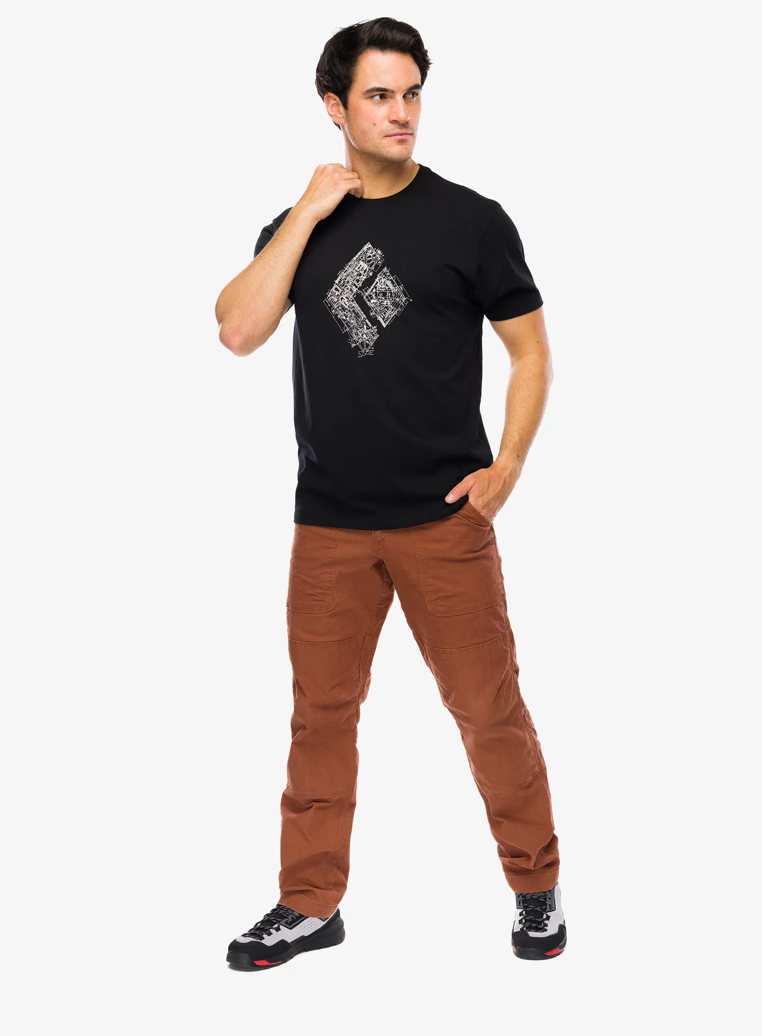 Black Diamond Dogma Pants Férfi túranadrág - clay