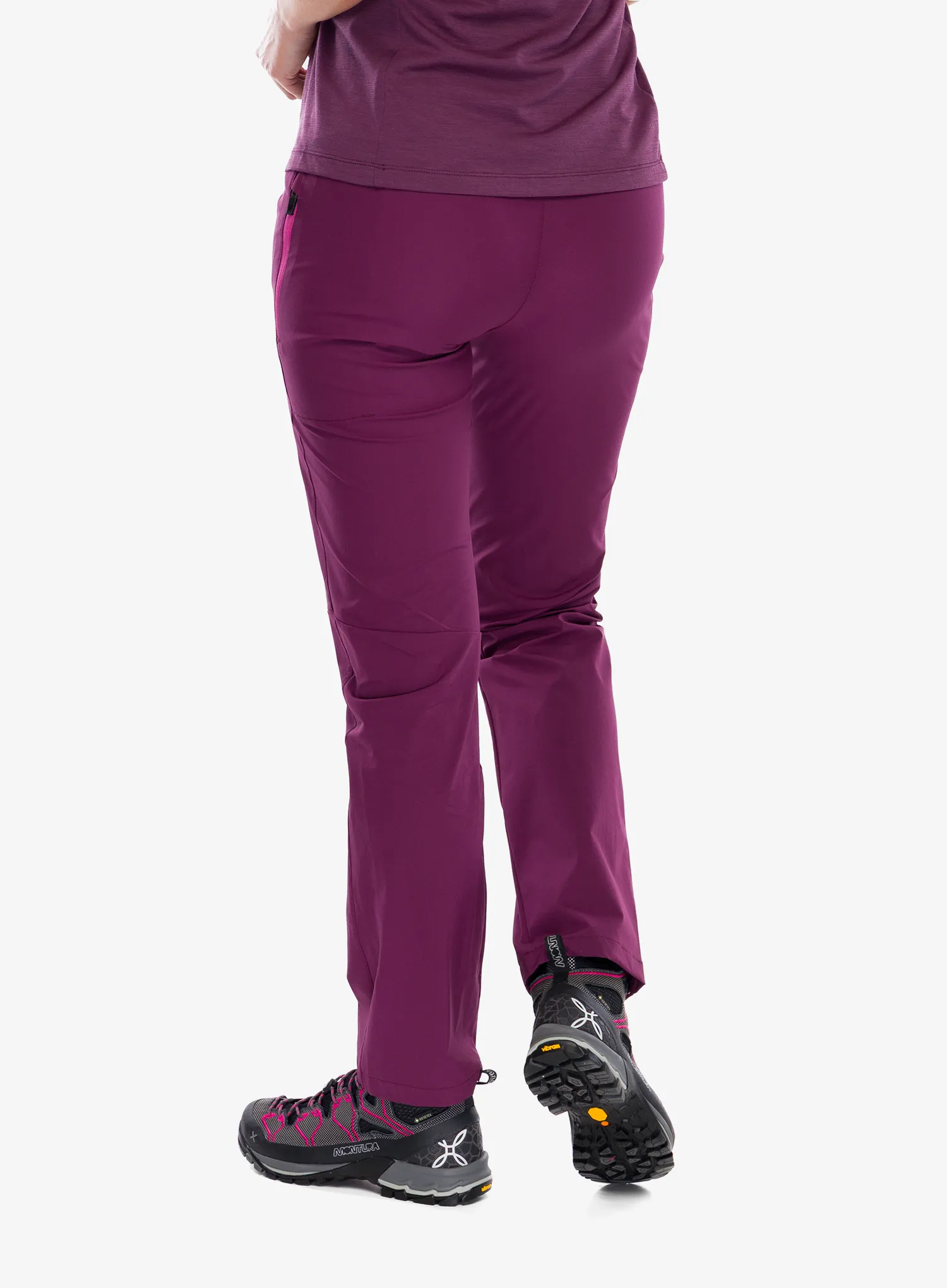 Montura Rise Pants Túranadrág női - wine red/baton rouge