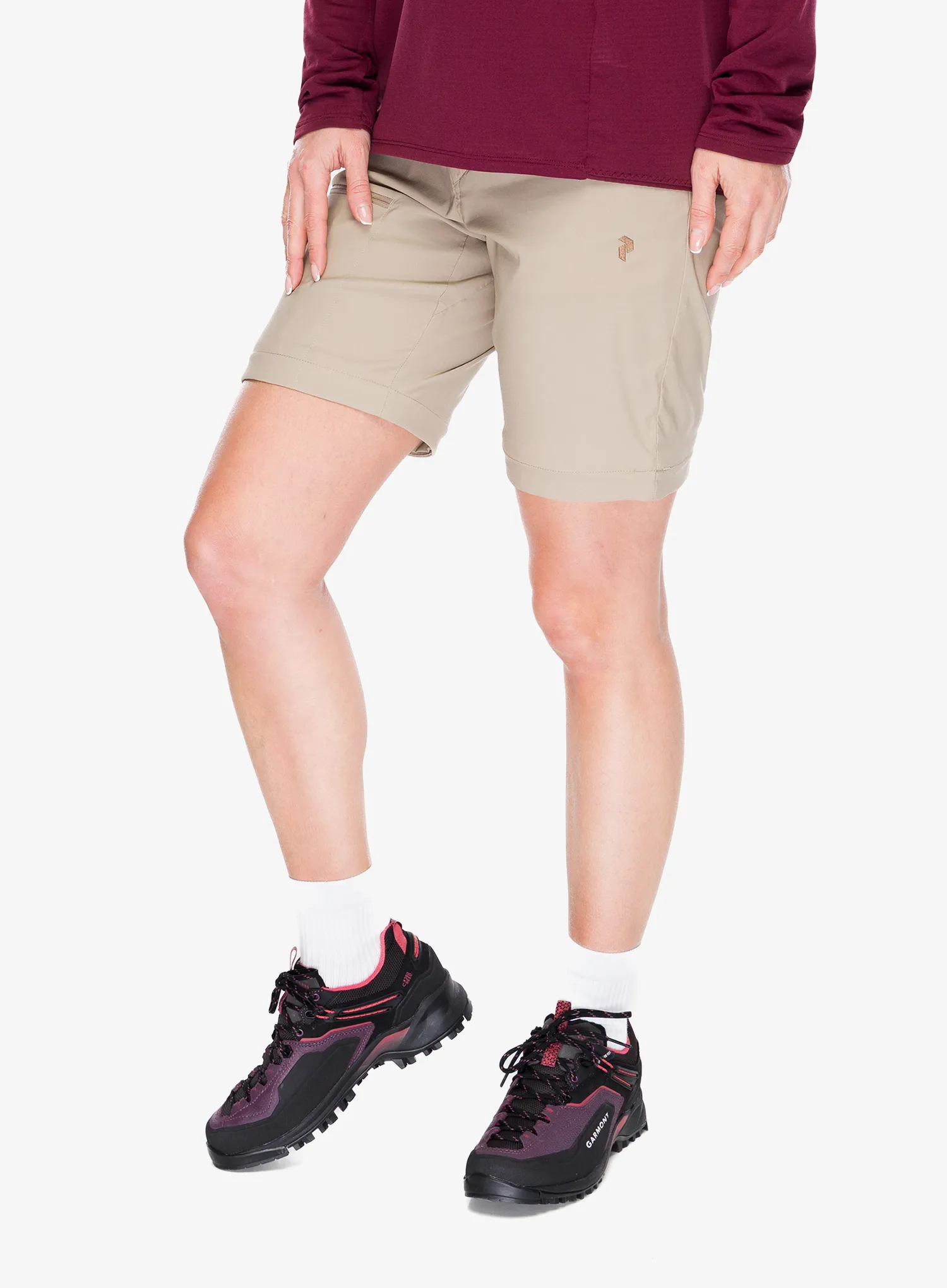 Peak Performance Iconiq Zip-Off Pants Túranadrág női - avid beige
