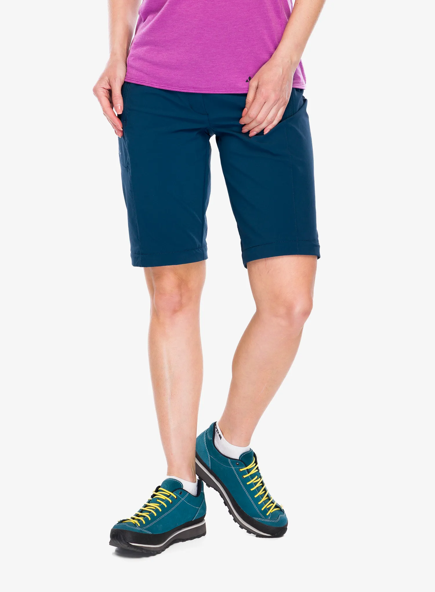 Vaude Farley Stretch ZO T-Zip Pants II Túranadrág női - dark sea