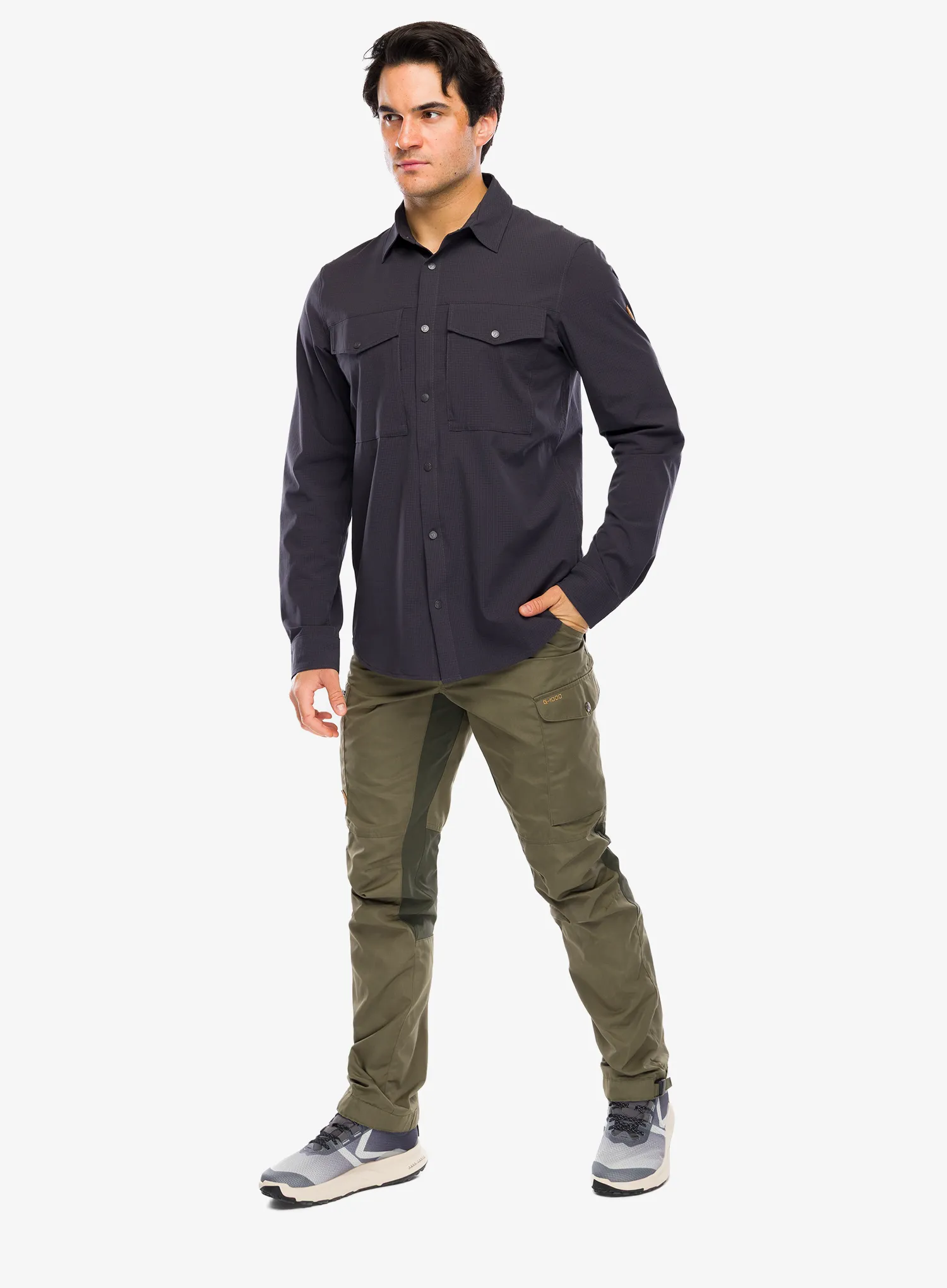 Fjallraven Kaipak Trousers Férfi túranadrág - laurel green/deep forest
