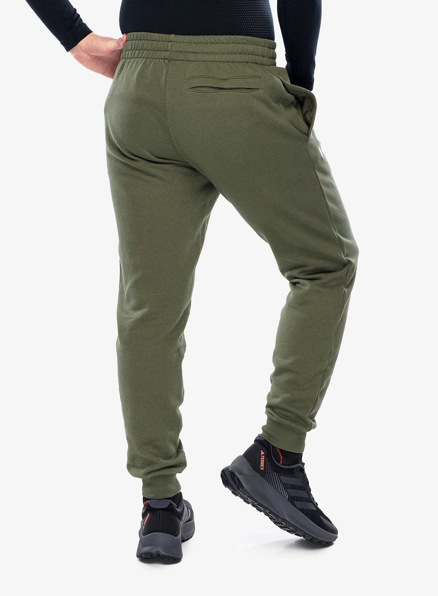 Under Armour Rival Fleece Joggers Nadrág - marine od green/white
