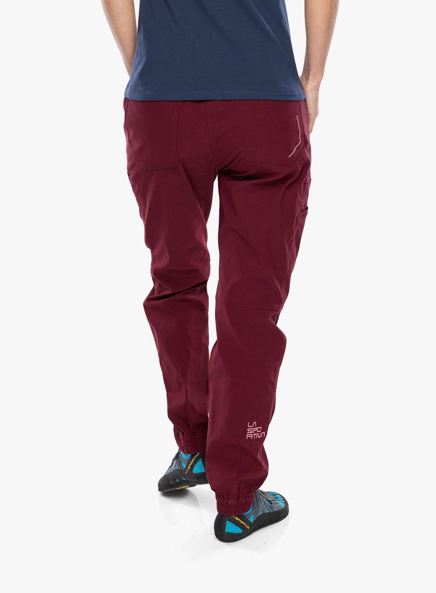 La Sportiva Mantra Pant Női mászónadrág - redwood/rosebay