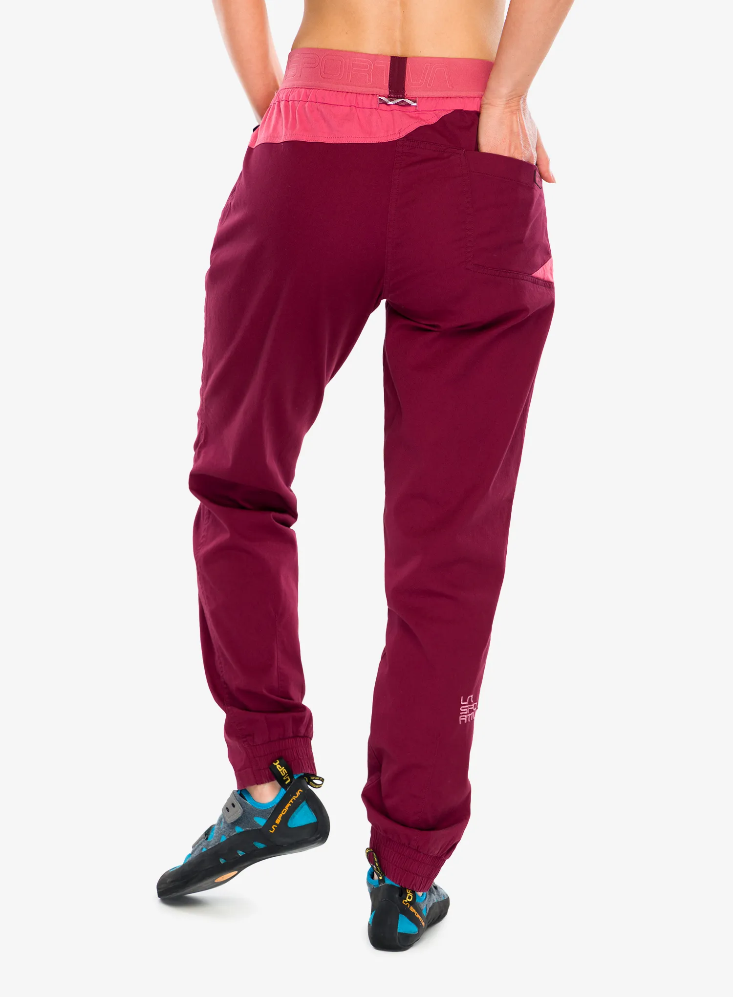 La Sportiva Tundra Pants Női mászónadrág - redwood/rosebay