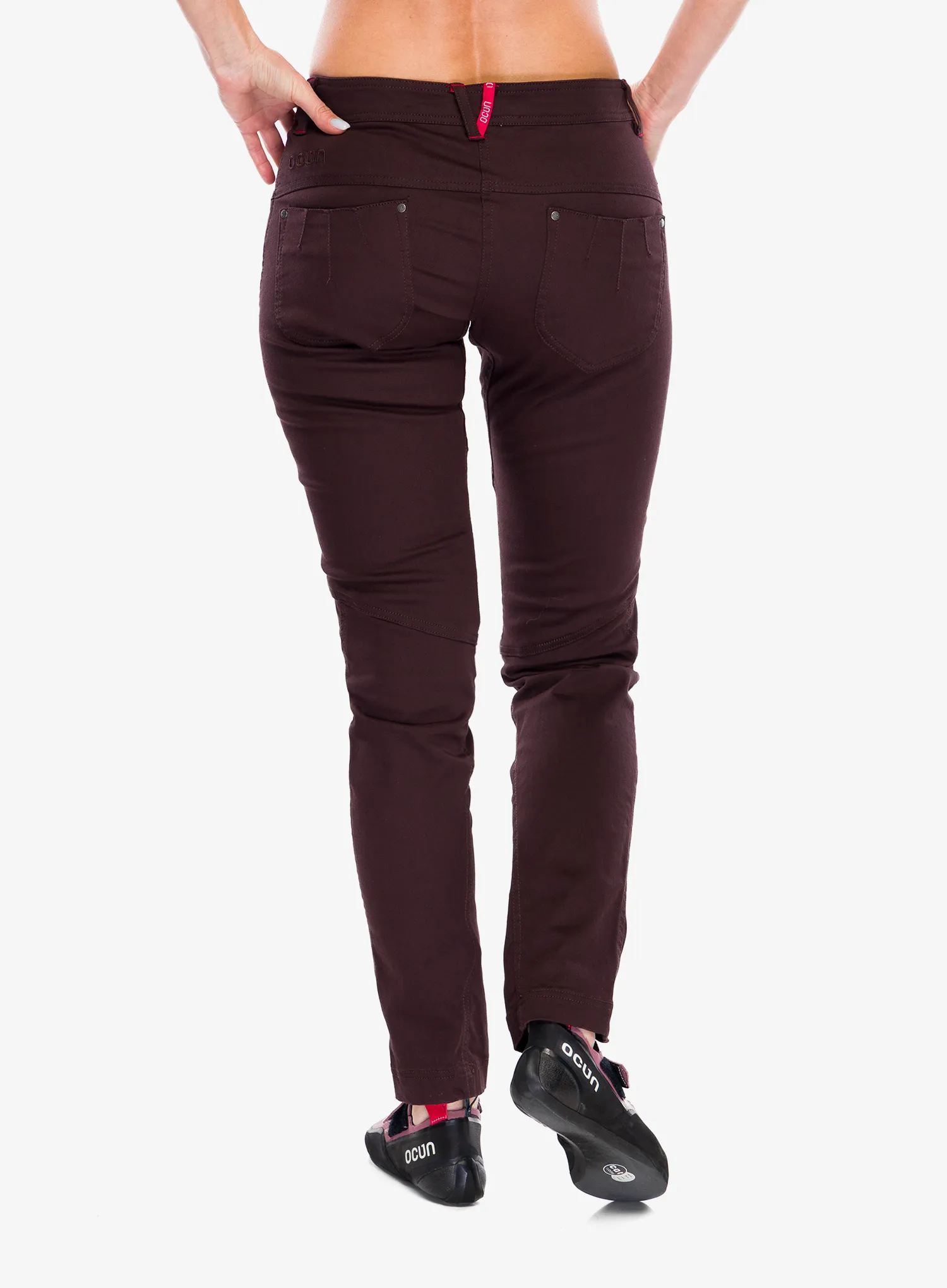 Ocun Kaira Pants Női Mászónadrág - brown chocolate/plum