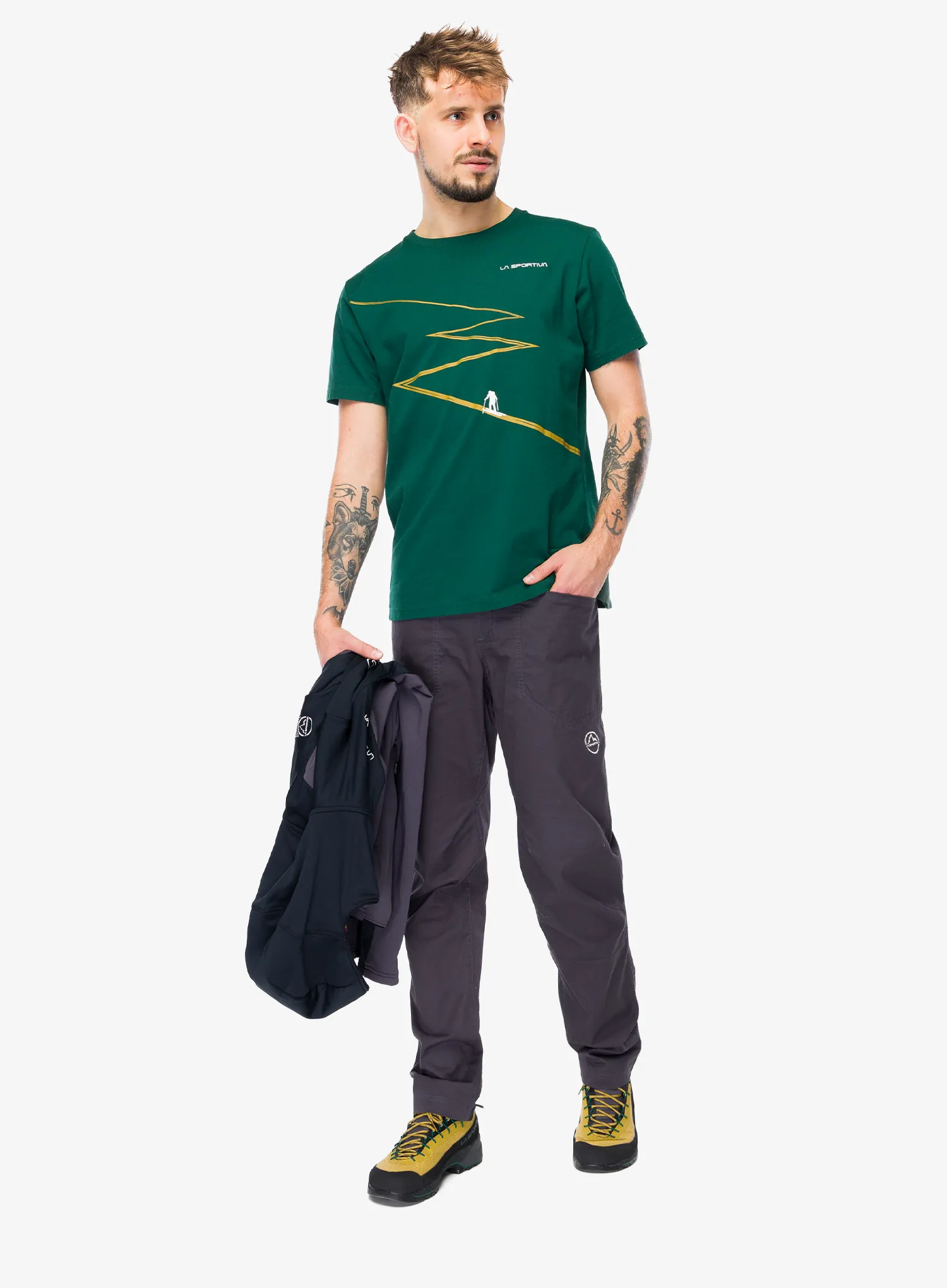 La Sportiva Roots Pant Mászónadrág - onyx/chalk