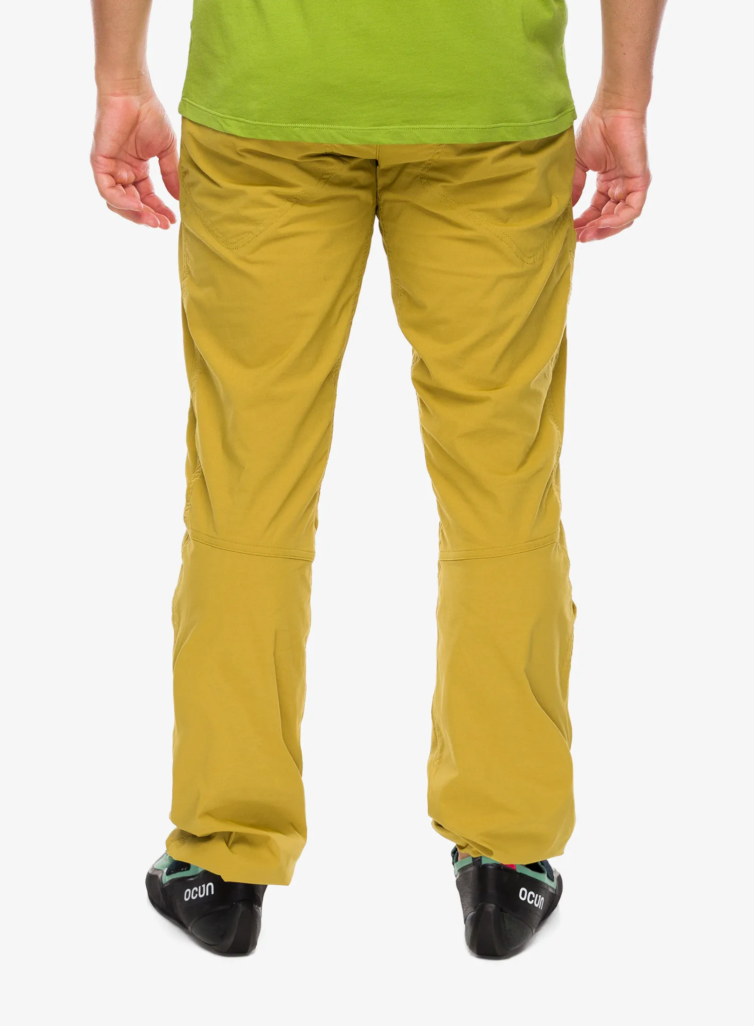 Ocun Mania Pants Mászónadrág - yellow dried tobacco