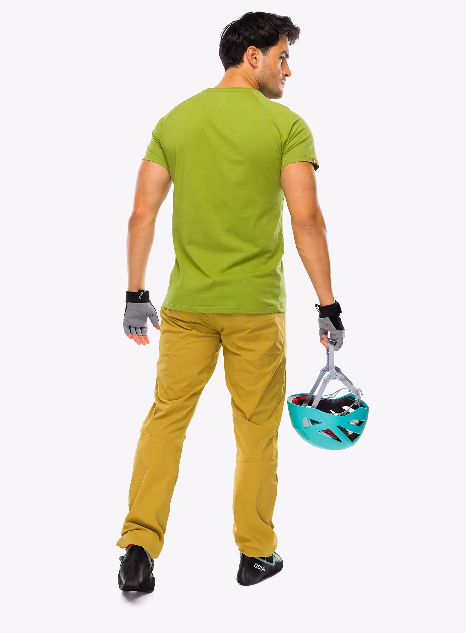 Ocun Mania Pants Mászónadrág - yellow dried tobacco