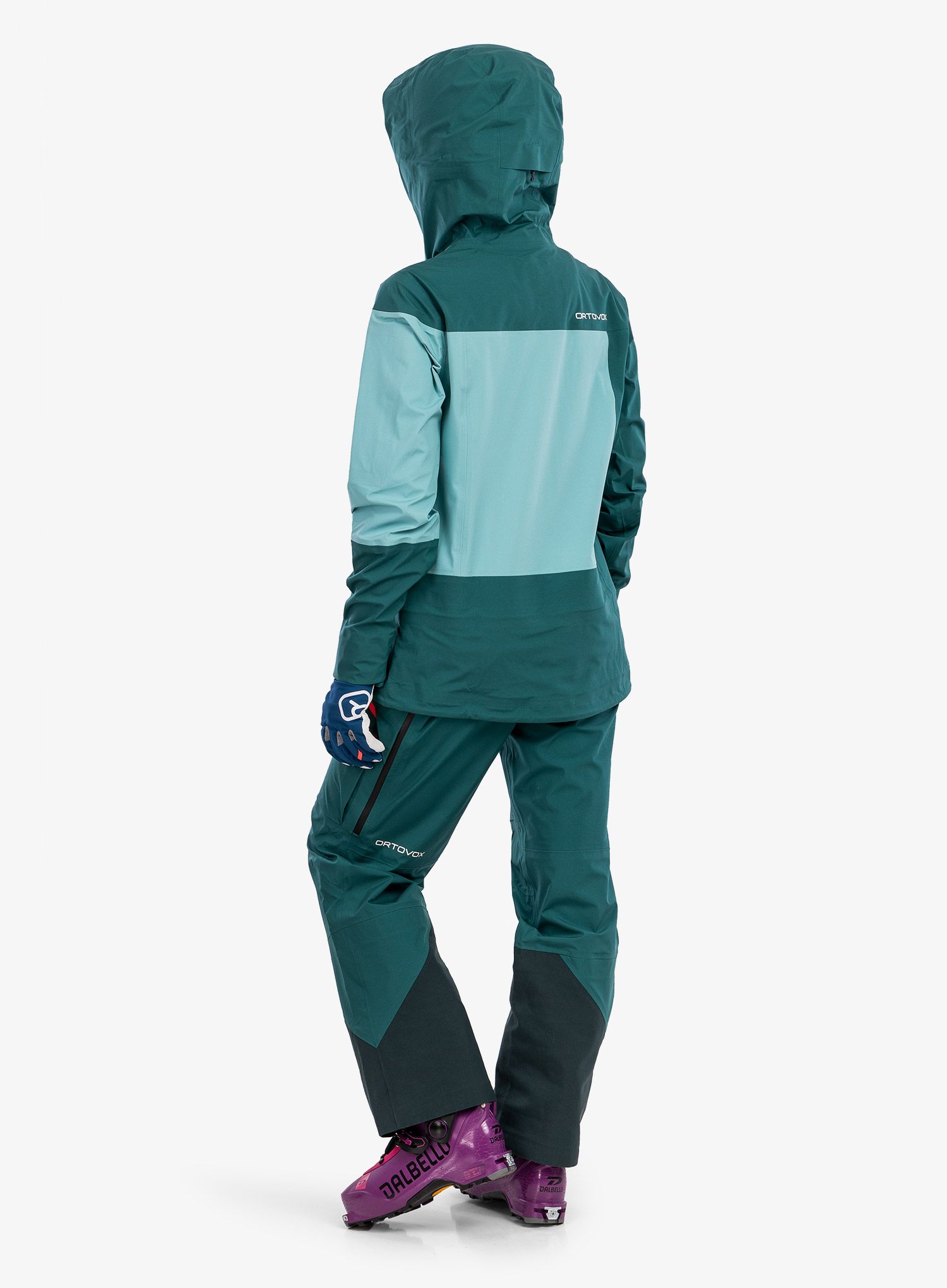 Ortovox 3l Deep Shell Pants Női nadrág membránnal - pacific green | 8a.hu