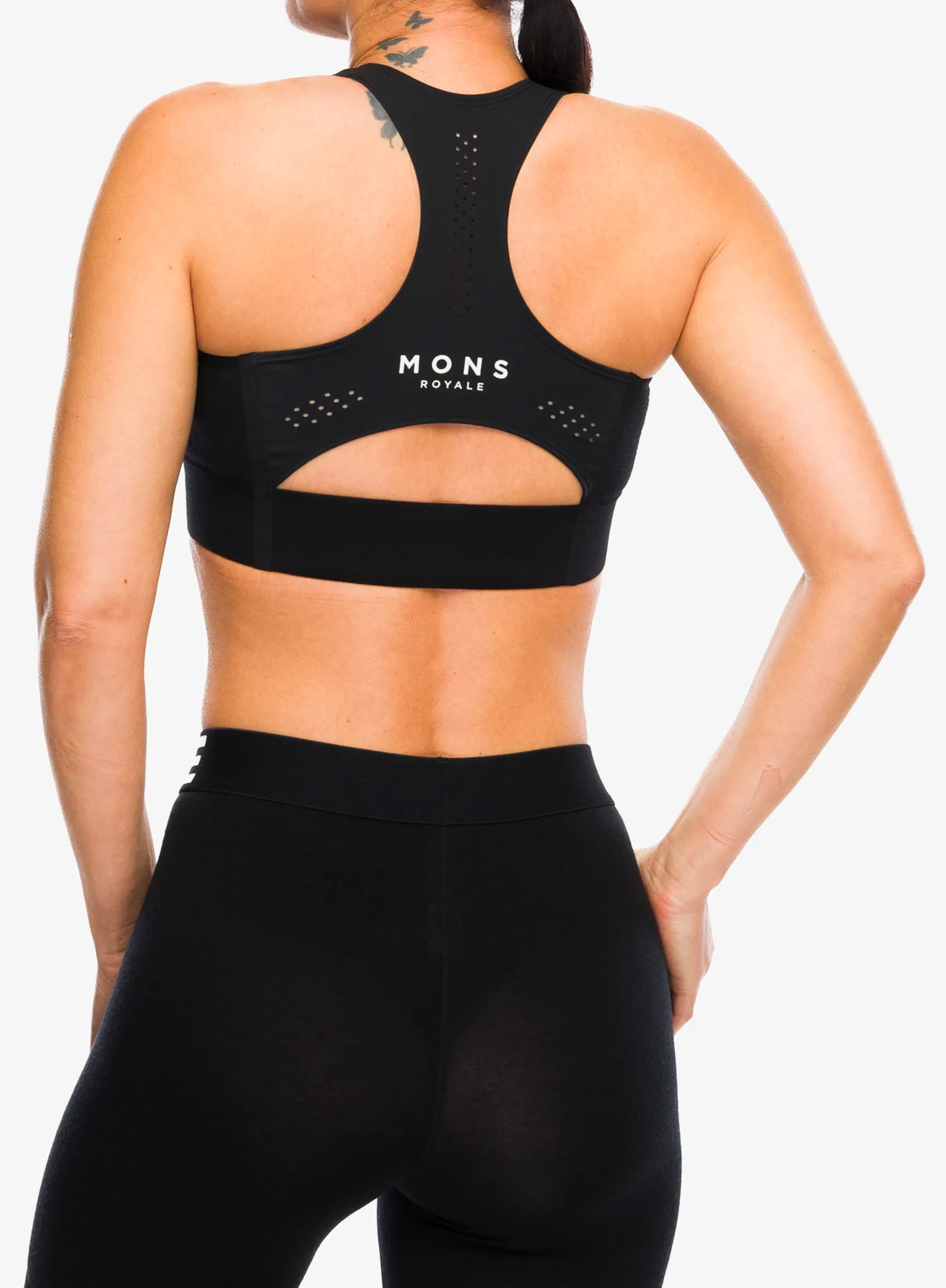 Mons Royale Stratos Bra Sportmelltartó - black