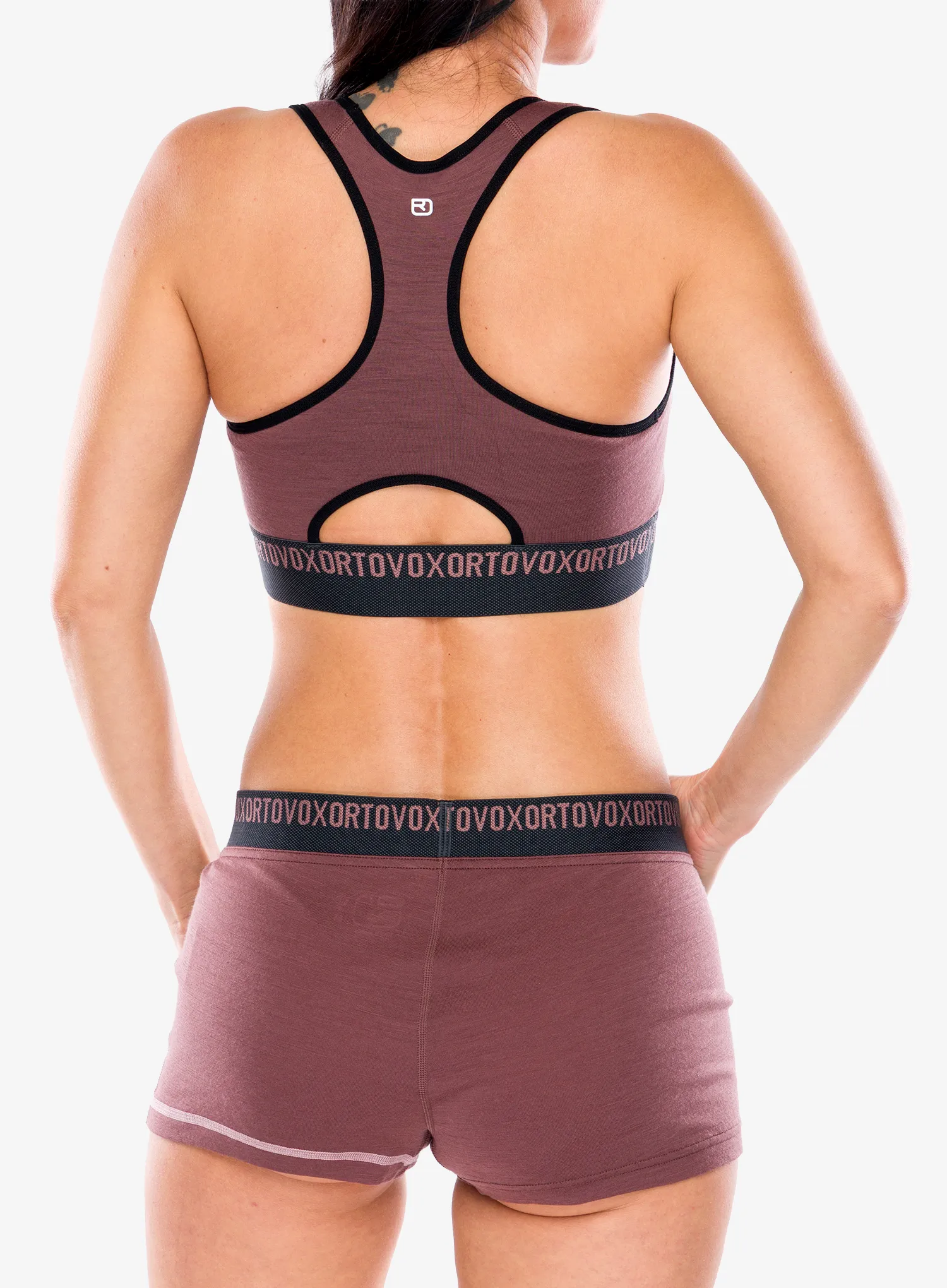Ortovox 185 Rock N Wool Sport Top Sportmelltartó - chestnut