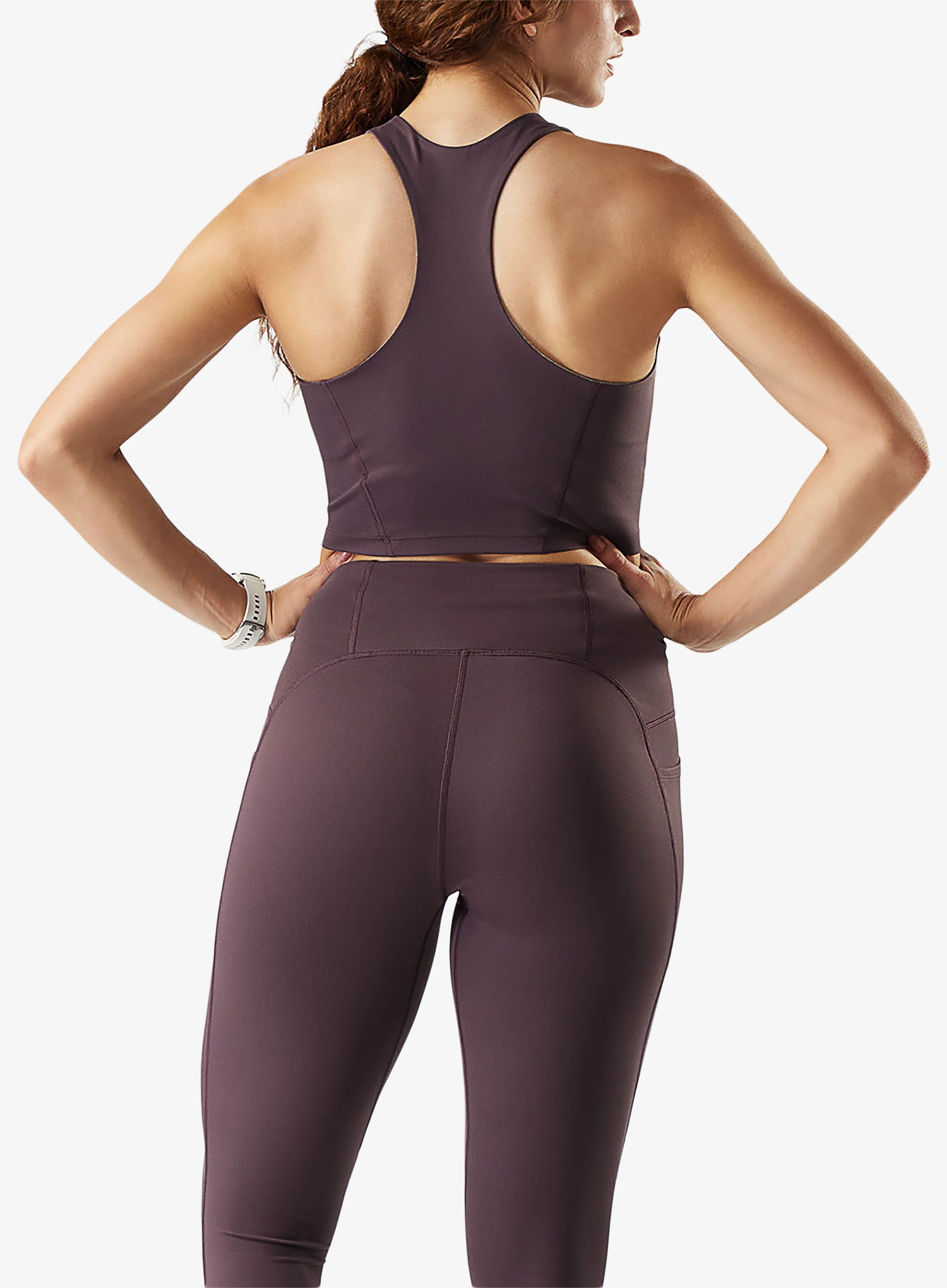 Smartwool Active Crop Bra Sportmelltartó - mink