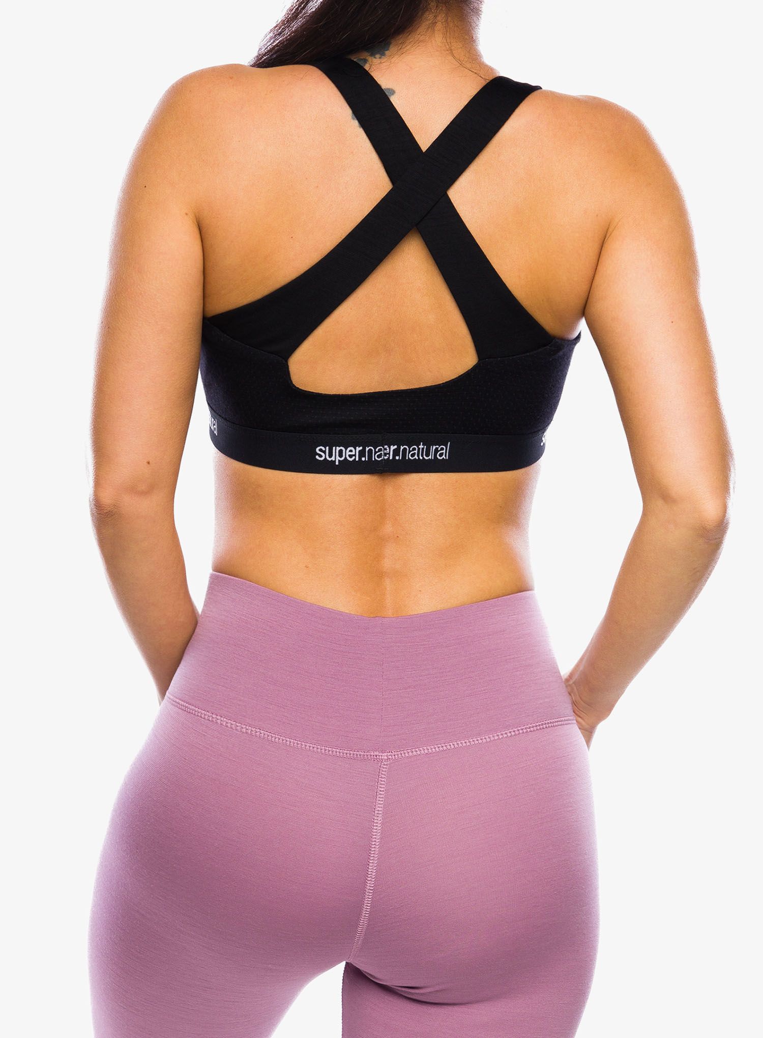 Super.natural Feel Good Bra Sportmelltartó - jet black