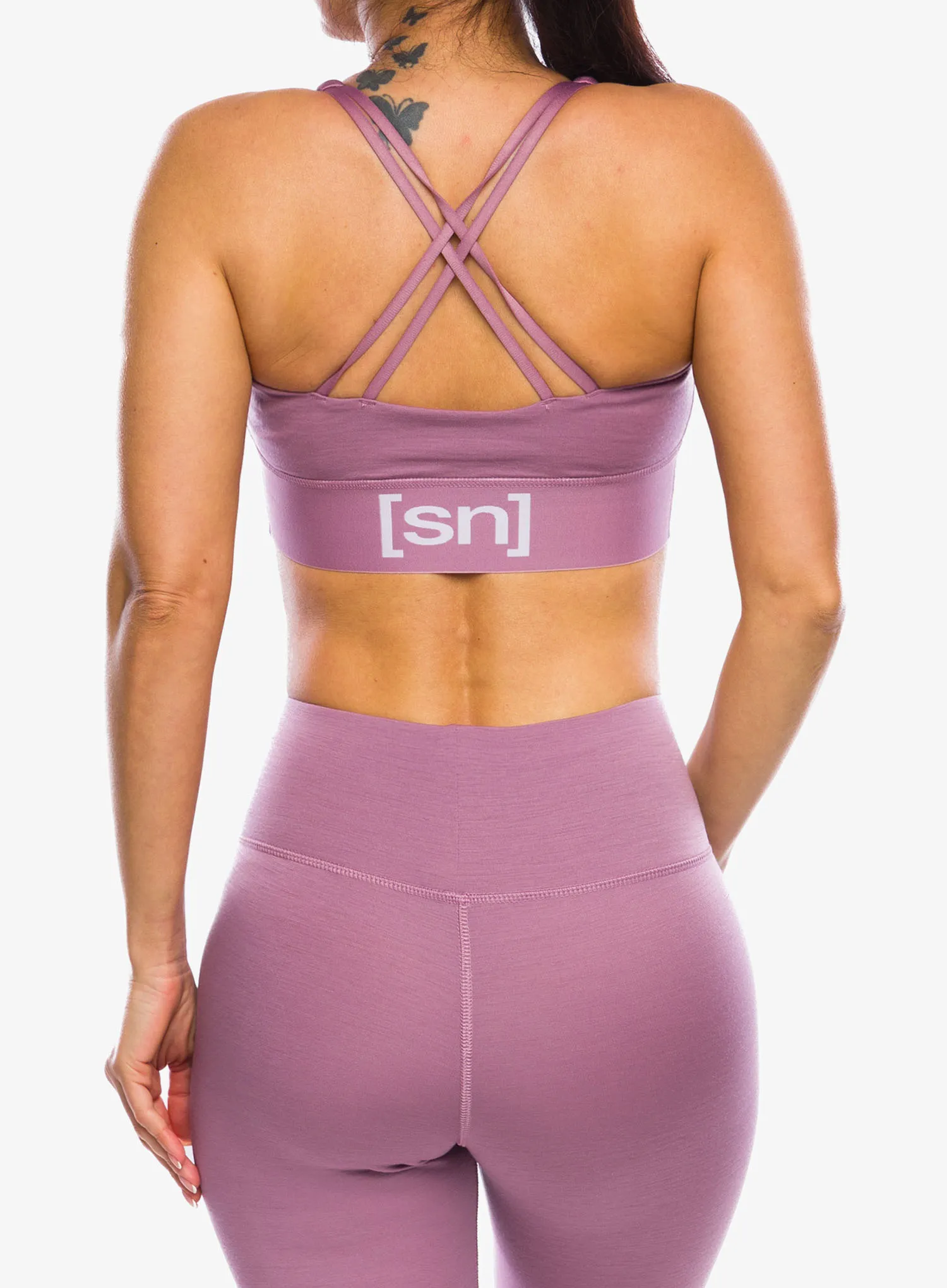 Super.natural Super Top Sportmelltartó - orchid