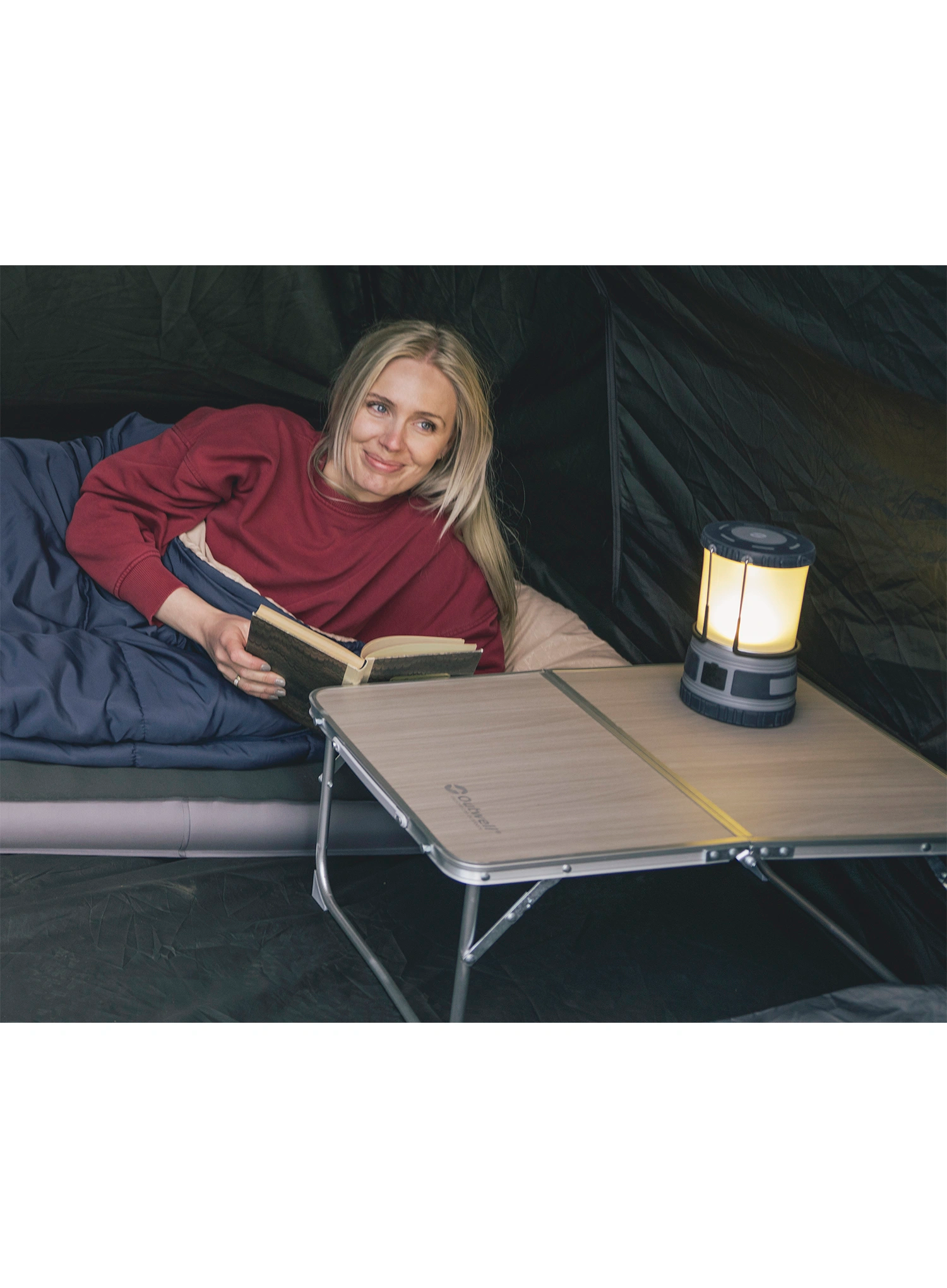 Outwell Heyfield Low Table Kempingasztal - steel