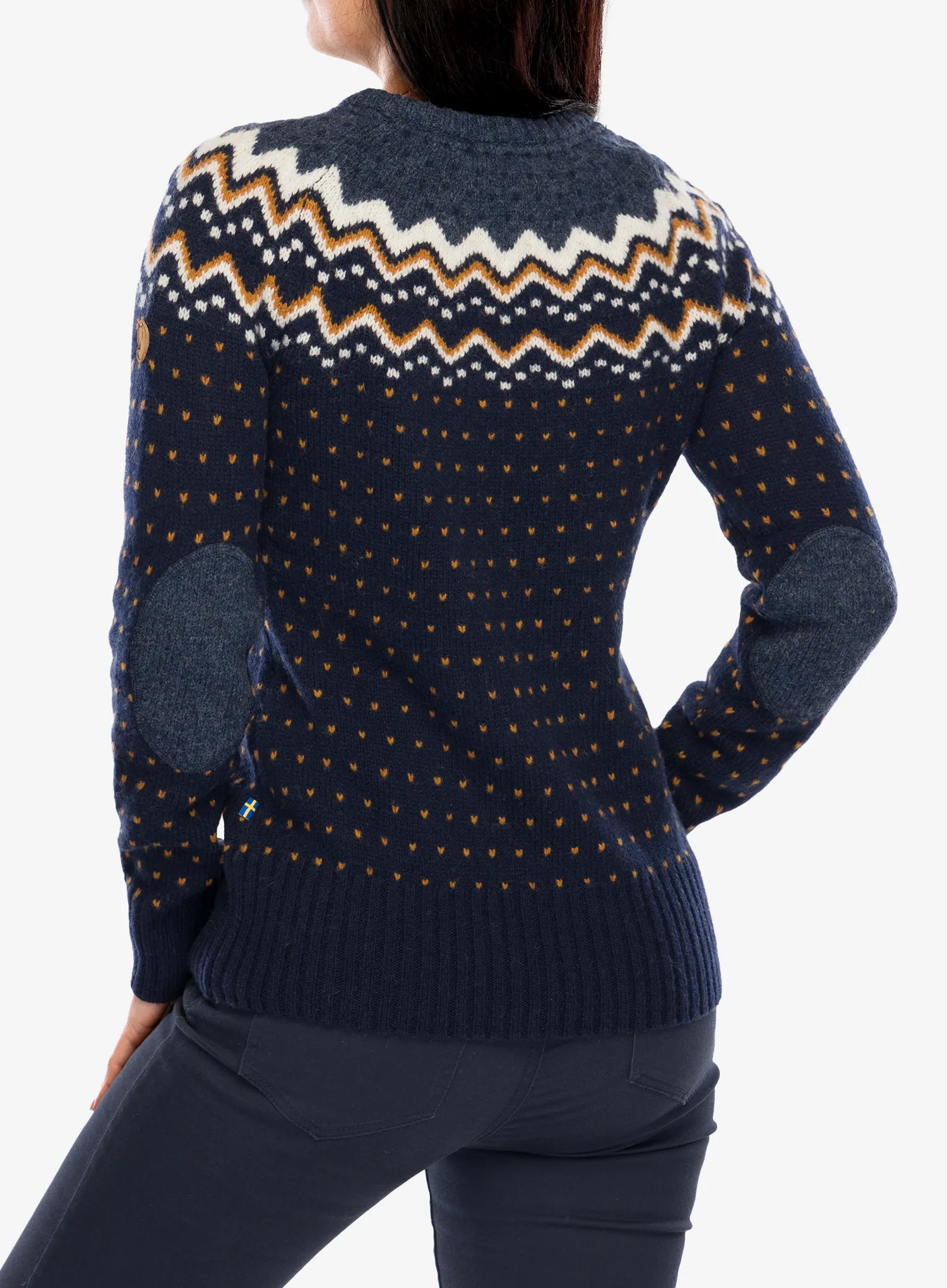 Fjallraven Ovik Knit Sweater Női pulóver - dark navy