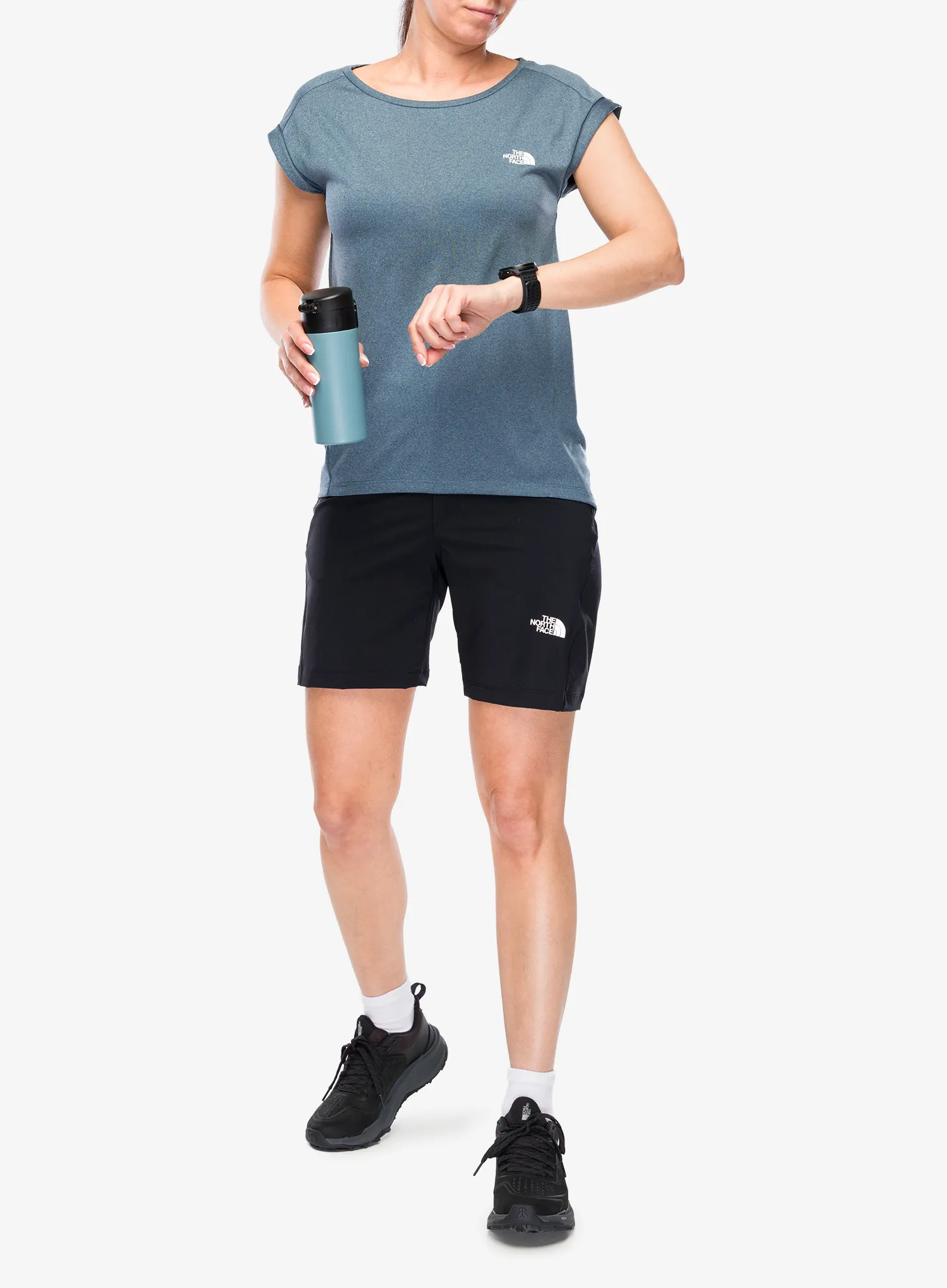 The North Face Felik Slim Tapered Short Női sort - tnf black
