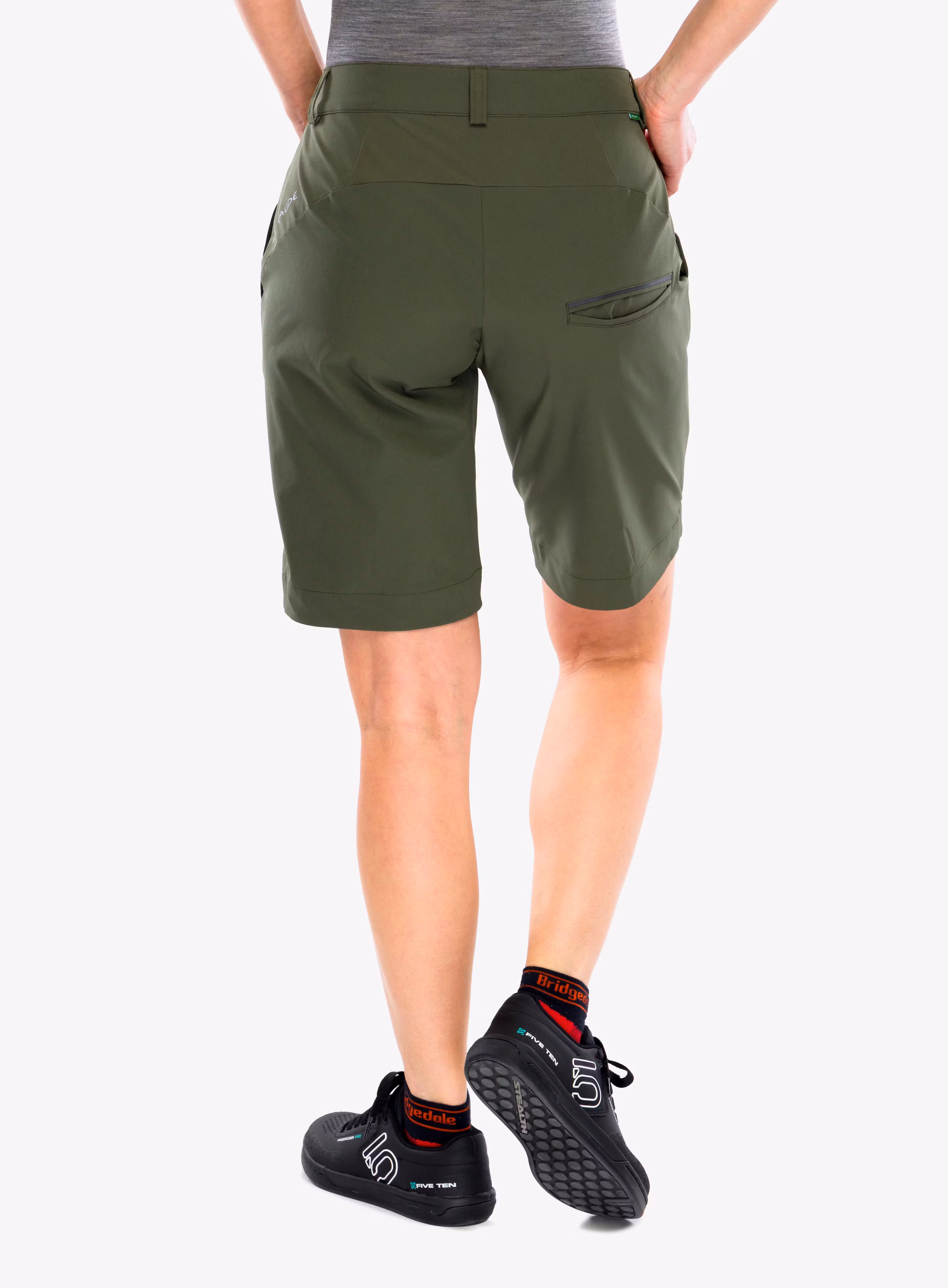 Vaude Cyclist Shorts Női sort - khaki