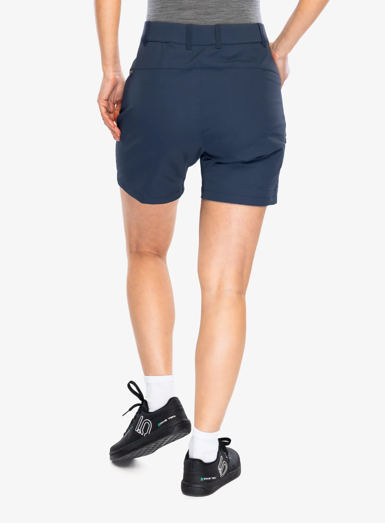 Fjallraven Hoja Hybrid Shorts Női biciklis sort - navy