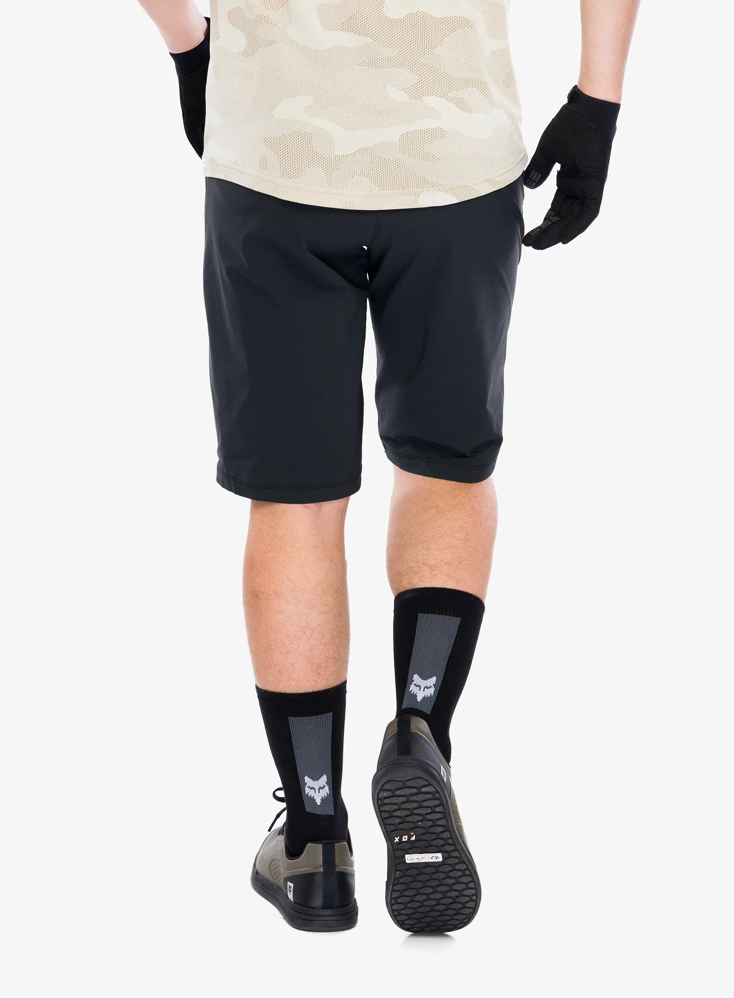 Fox Flexair Short W/Liner Biciklis rövidnadrág - black