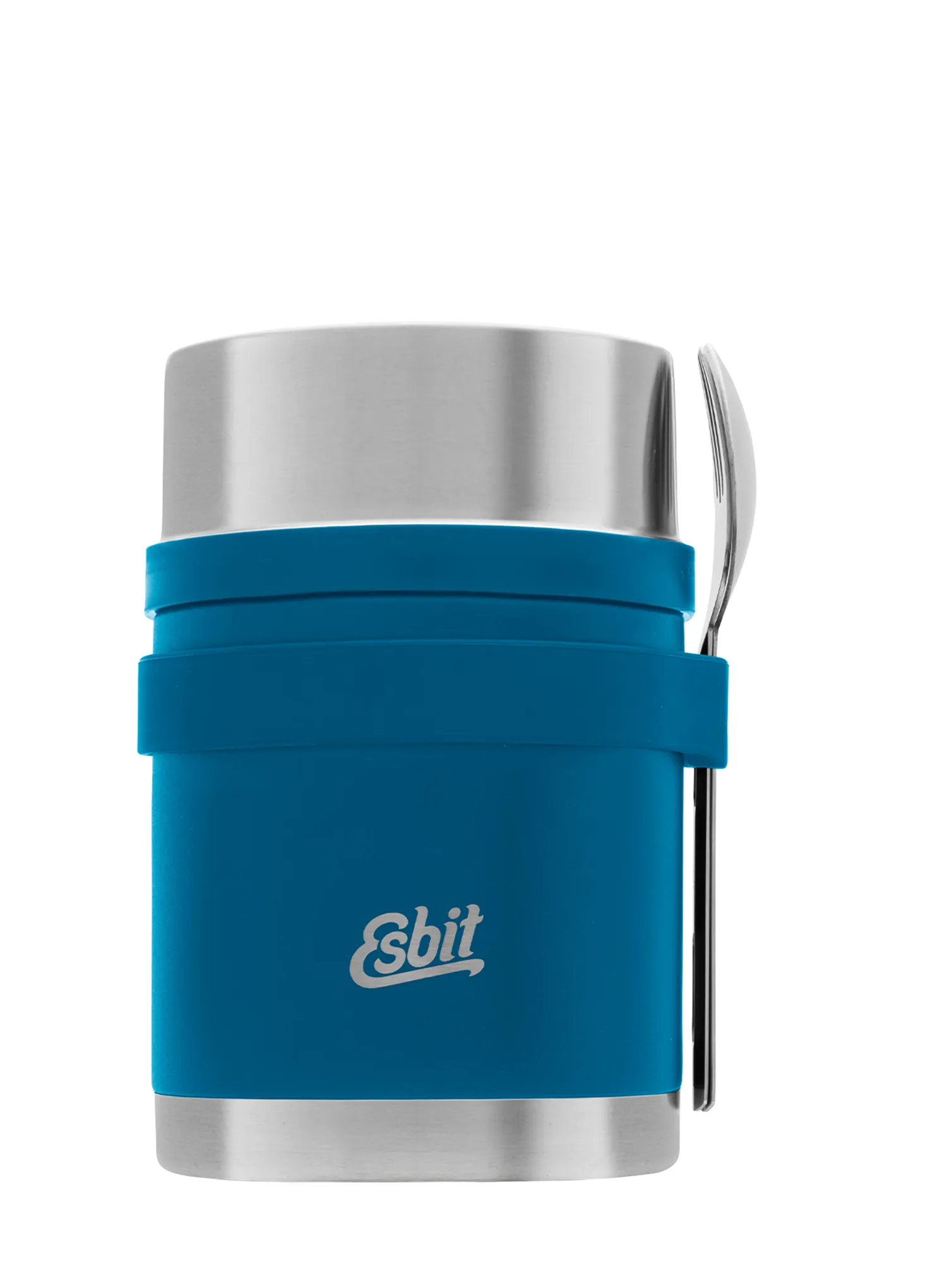Esbit Cutlery Set Incl. Silicone Band S Evőeszköz - polar blue