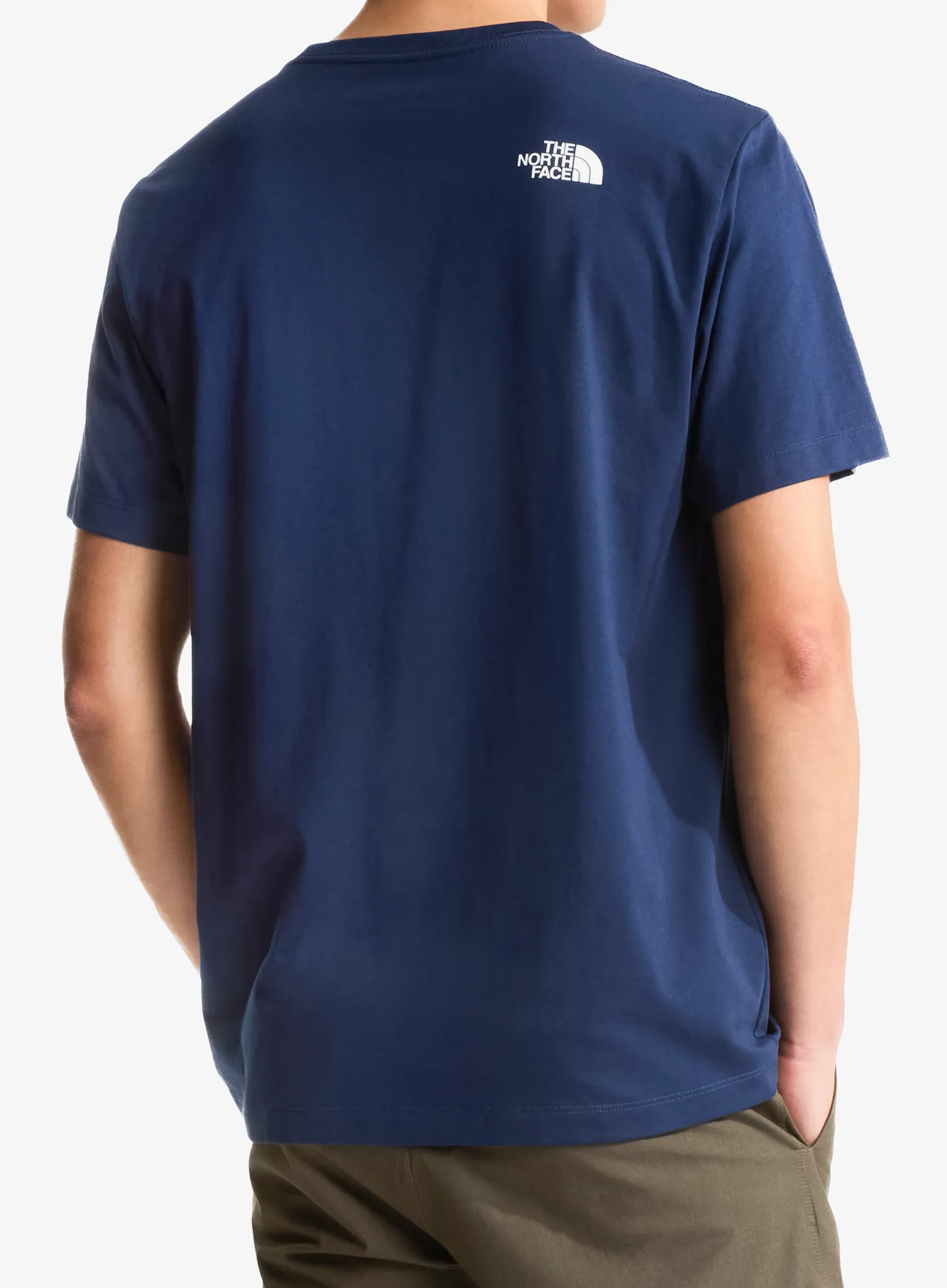 The North Face Evolution Half Dome Regular SS Pamutpóló - navy/white